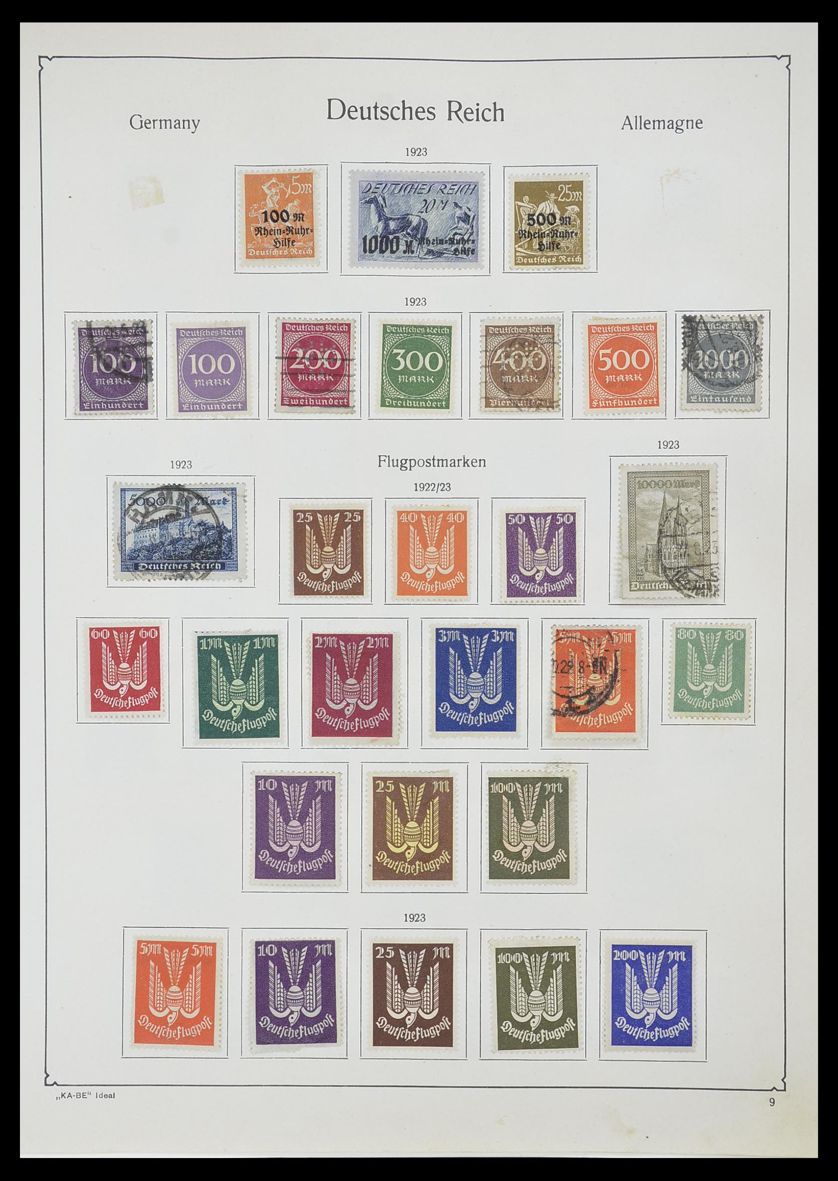 33359 012 - Postzegelverzameling 33359 Duitse Rijk 1872-1945.
