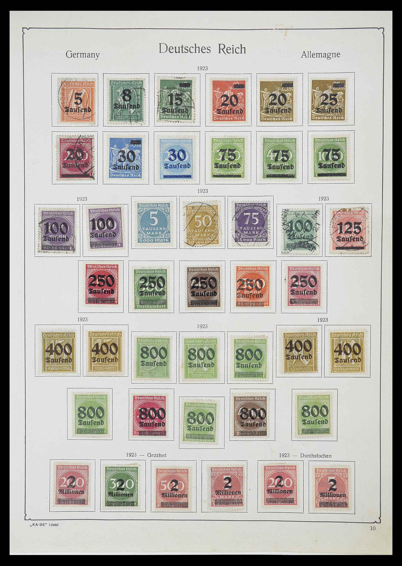 33359 013 - Stamp collection 33359 German Reich 1872-1945.