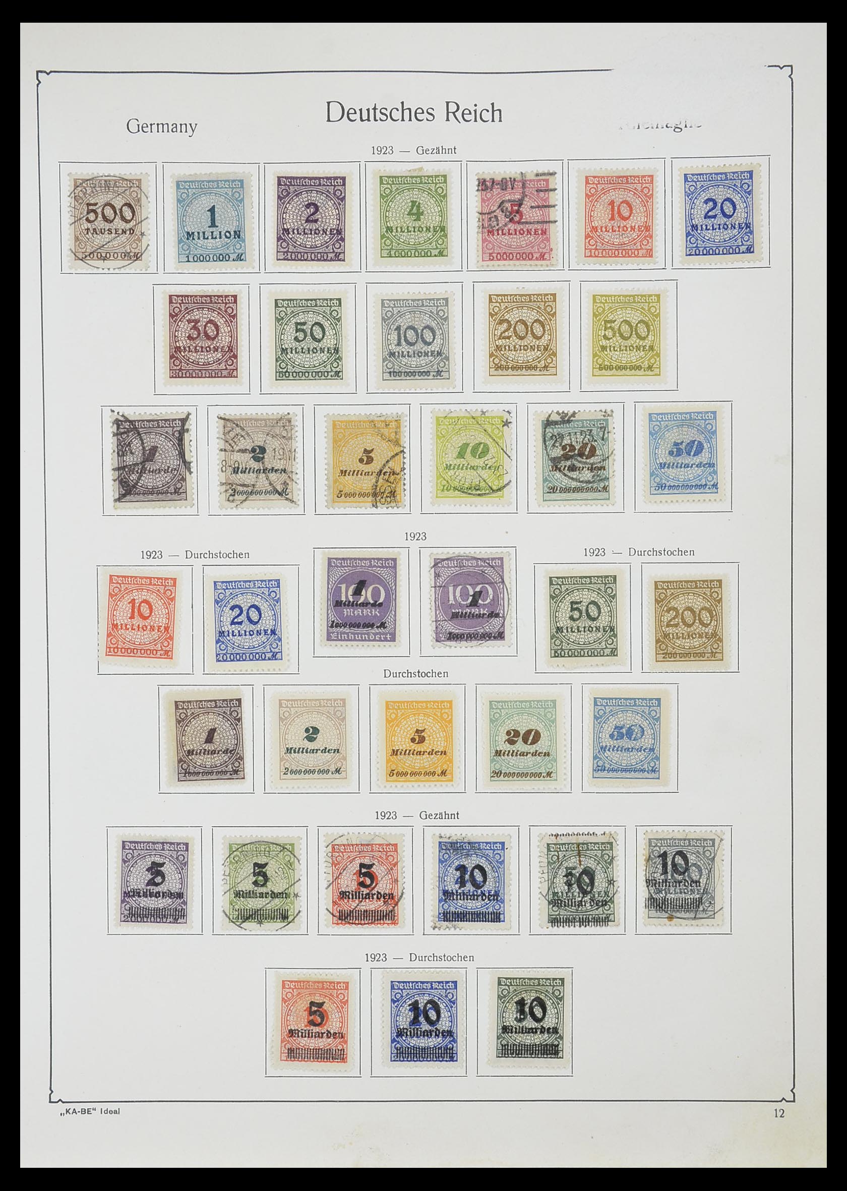 33359 017 - Stamp collection 33359 German Reich 1872-1945.