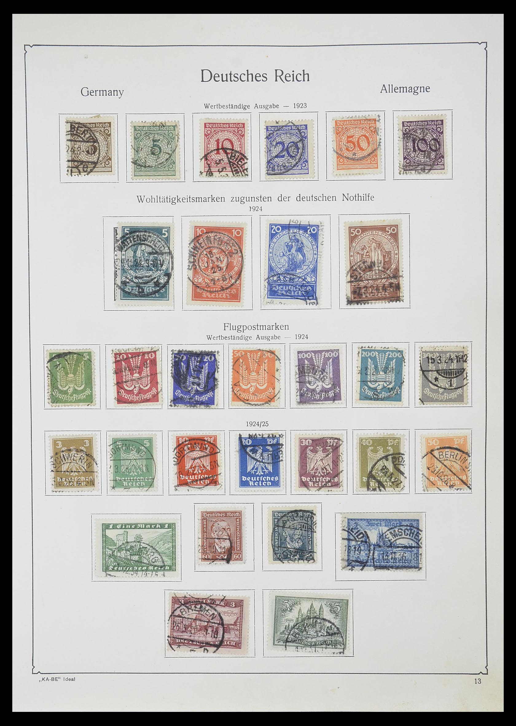 33359 018 - Stamp collection 33359 German Reich 1872-1945.