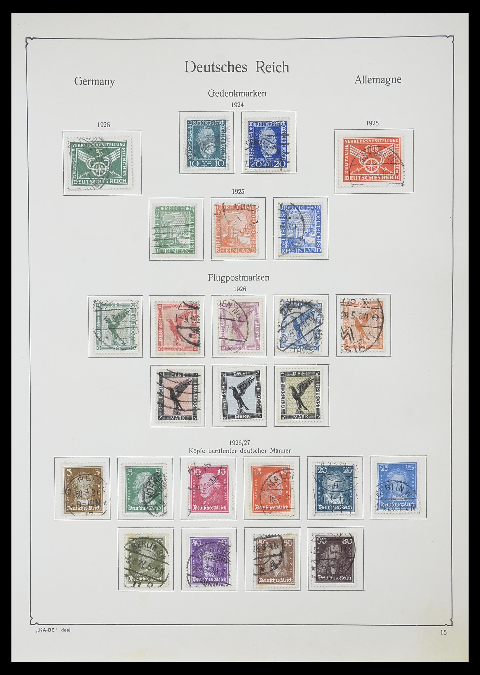 33359 020 - Stamp collection 33359 German Reich 1872-1945.