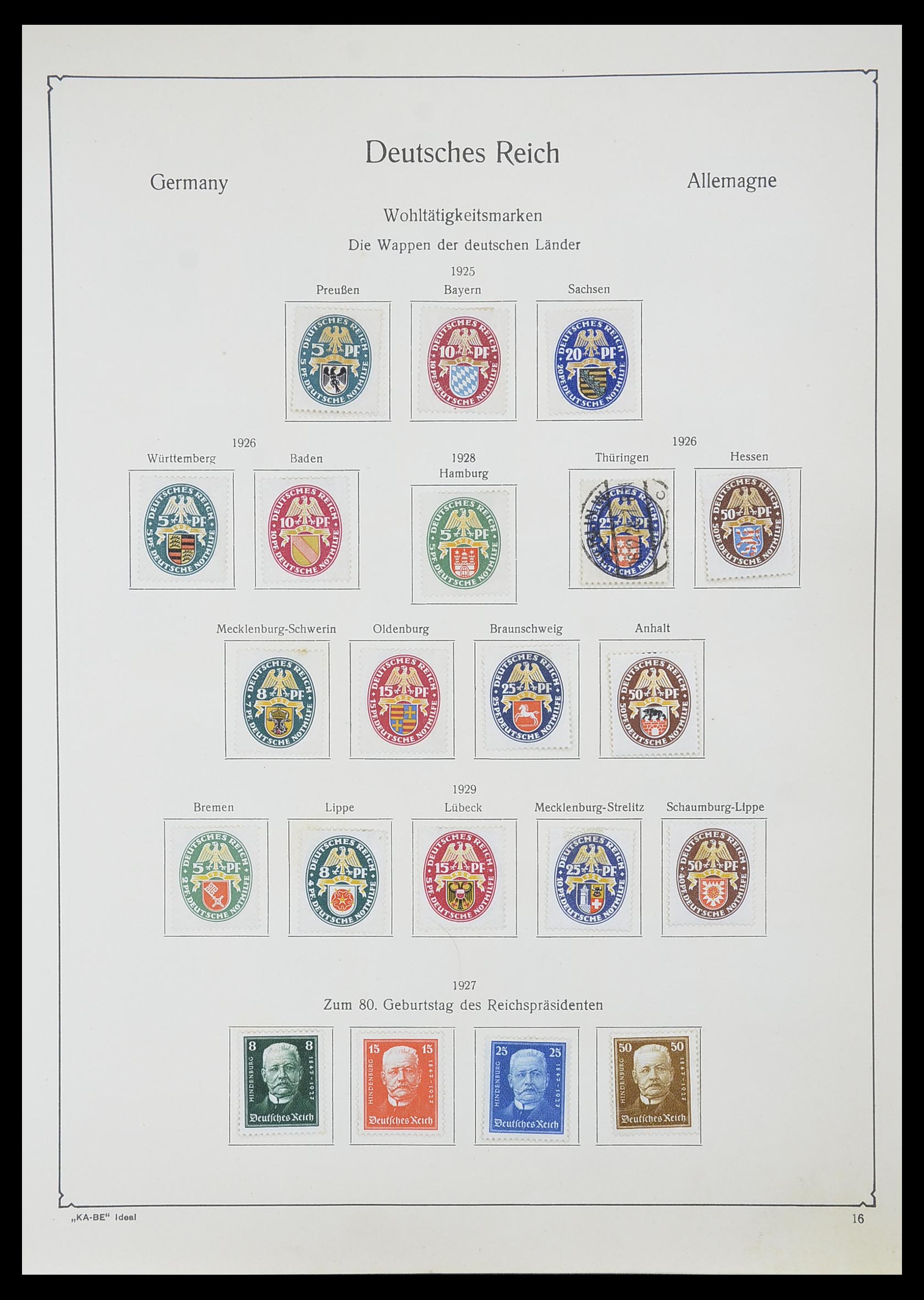 33359 021 - Stamp collection 33359 German Reich 1872-1945.