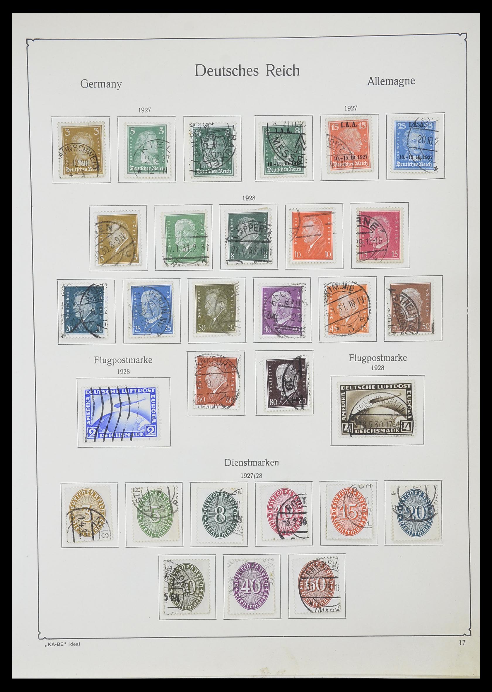 33359 022 - Stamp collection 33359 German Reich 1872-1945.