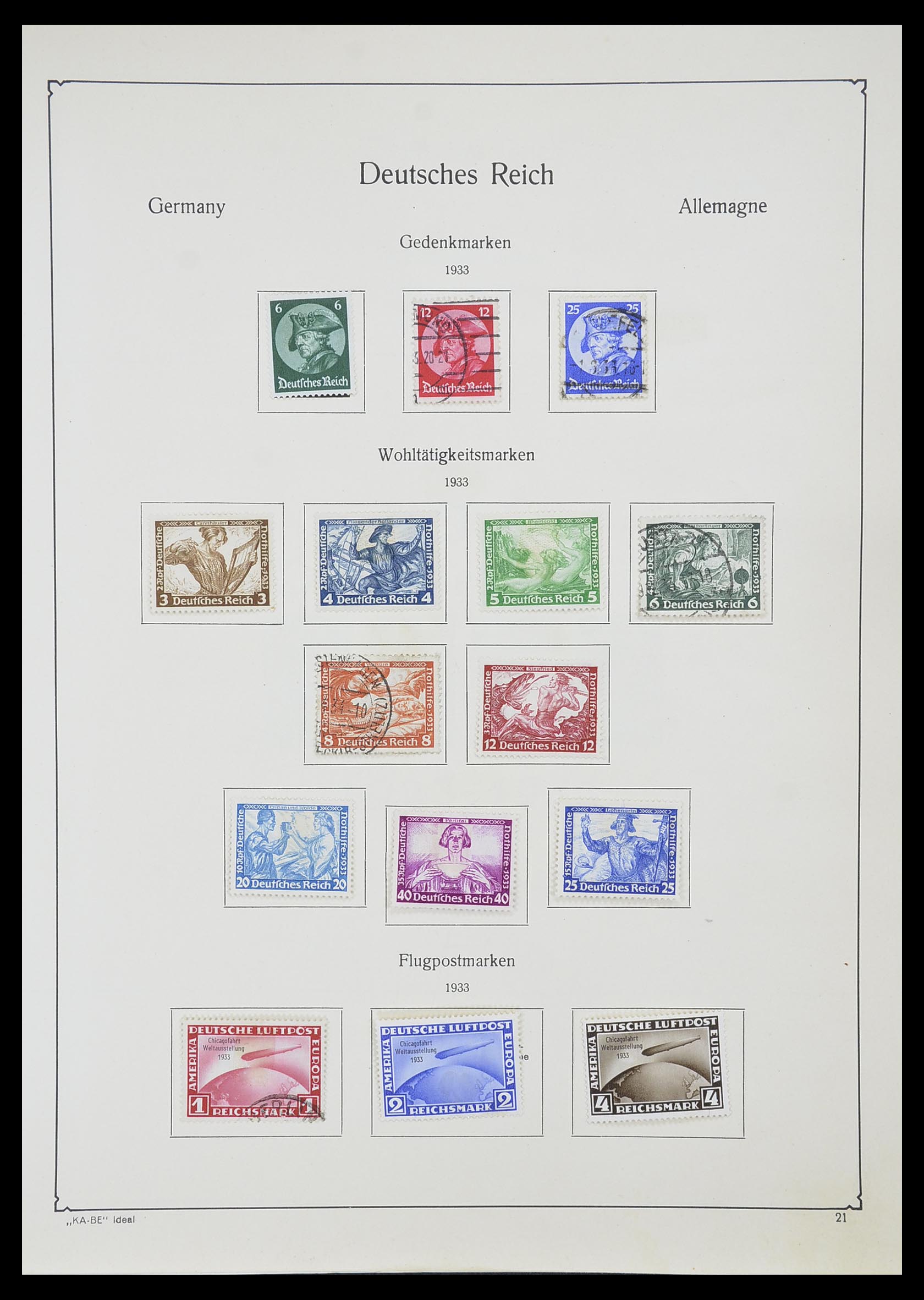 33359 028 - Stamp collection 33359 German Reich 1872-1945.