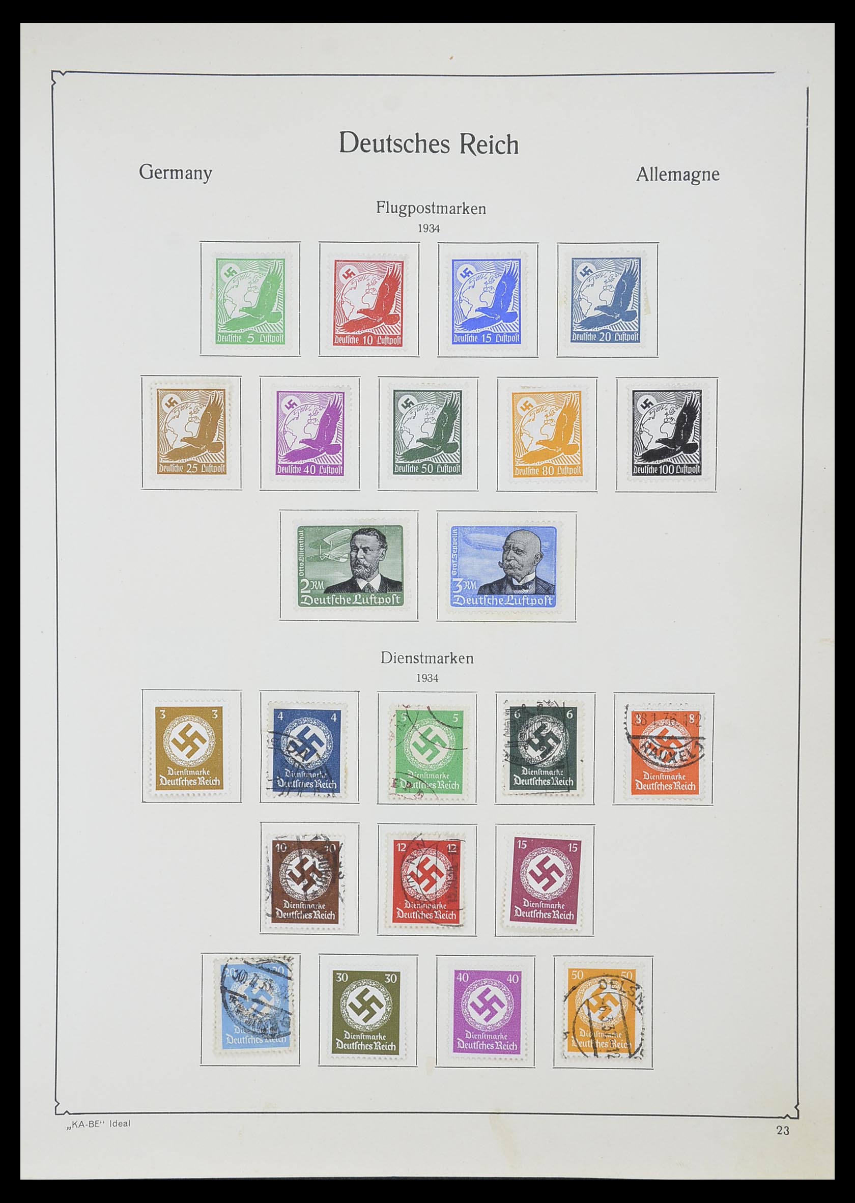 33359 030 - Stamp collection 33359 German Reich 1872-1945.