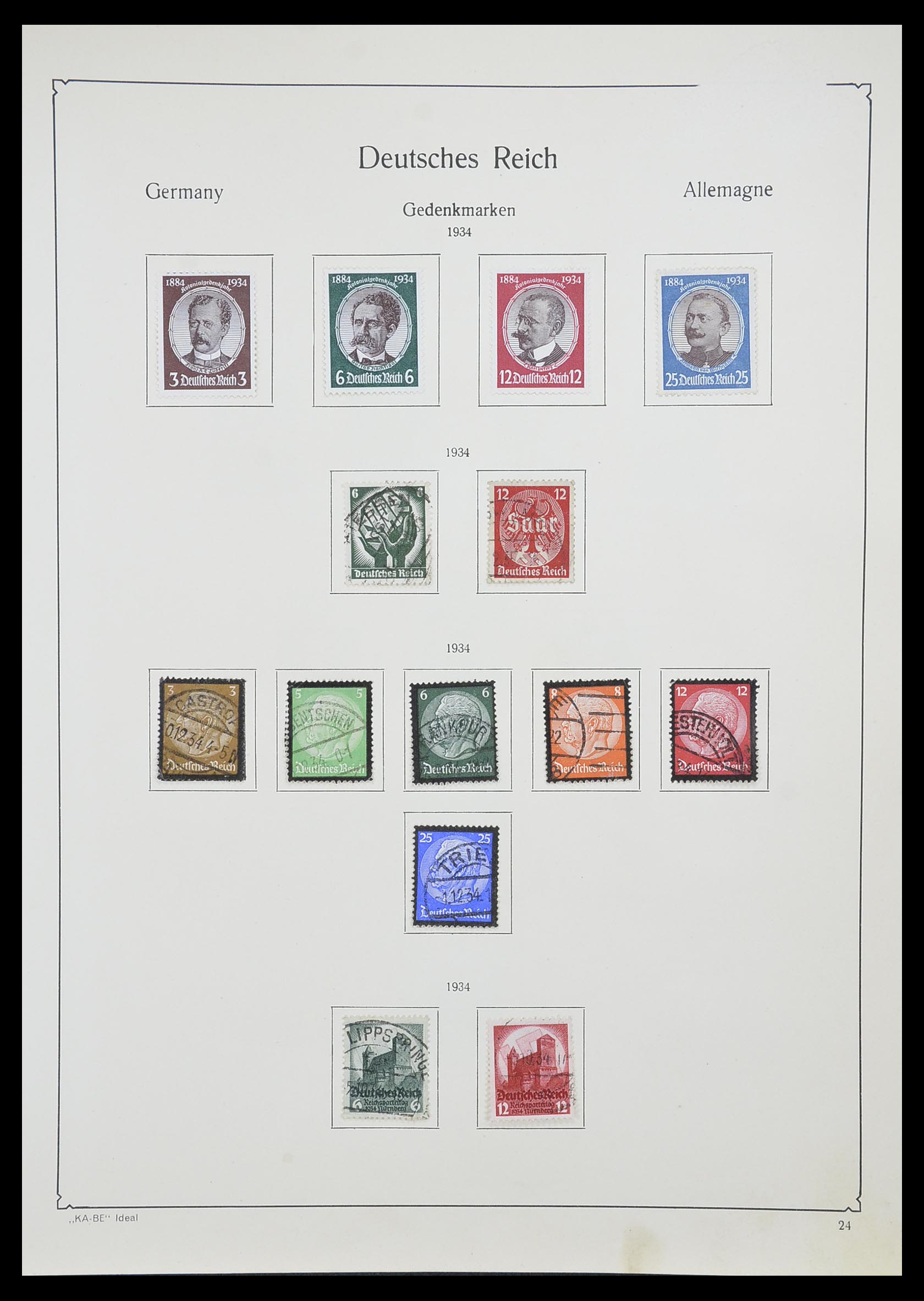 33359 031 - Stamp collection 33359 German Reich 1872-1945.