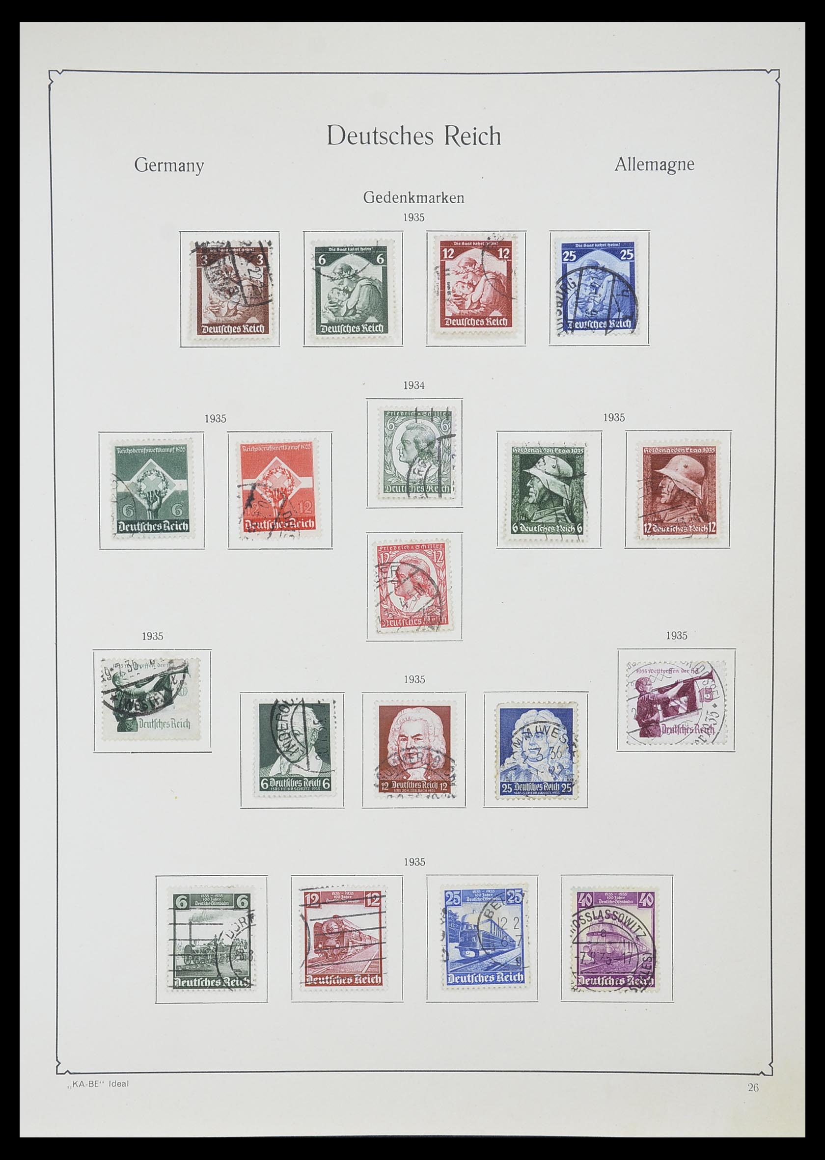 33359 033 - Stamp collection 33359 German Reich 1872-1945.