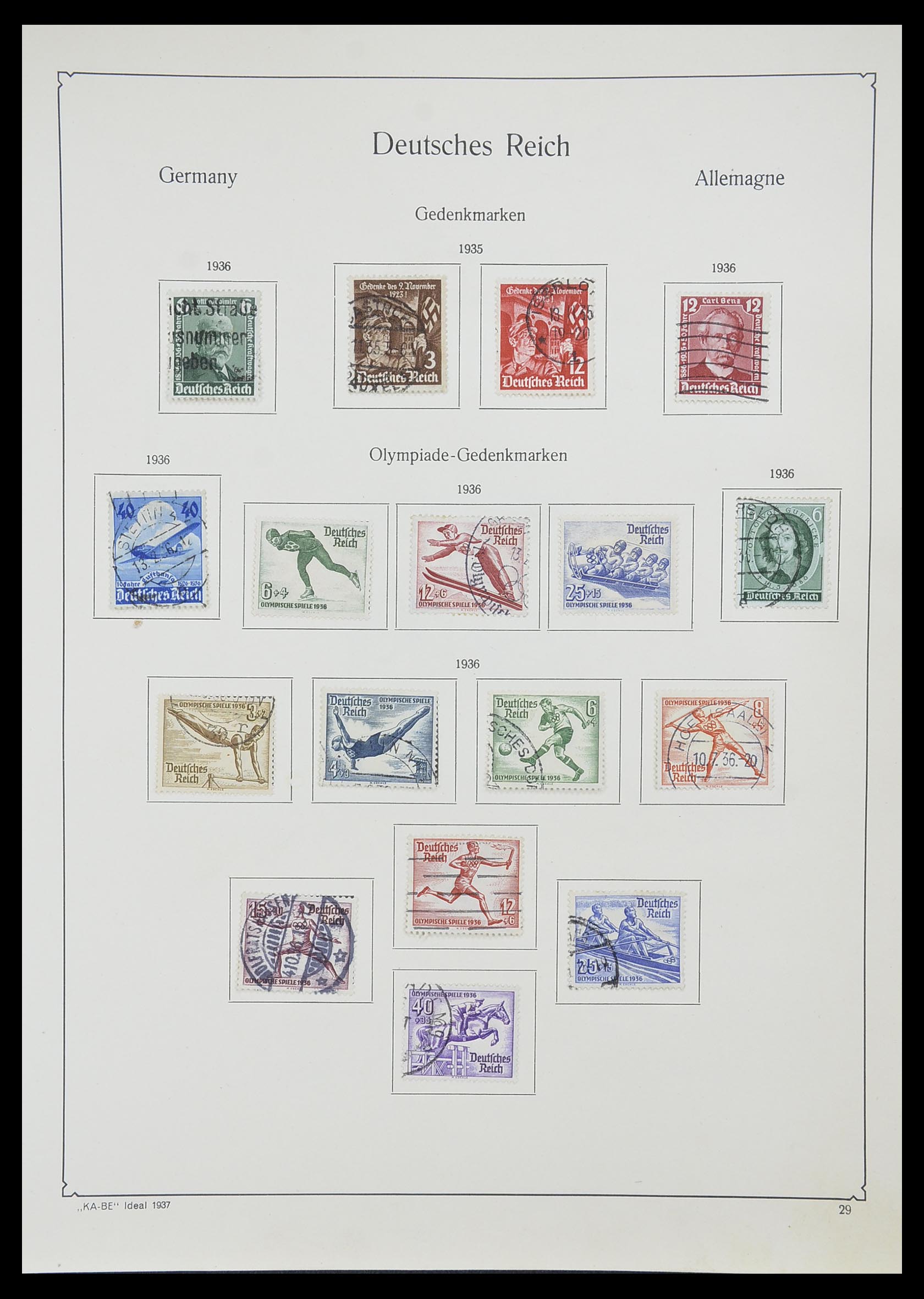 33359 037 - Stamp collection 33359 German Reich 1872-1945.