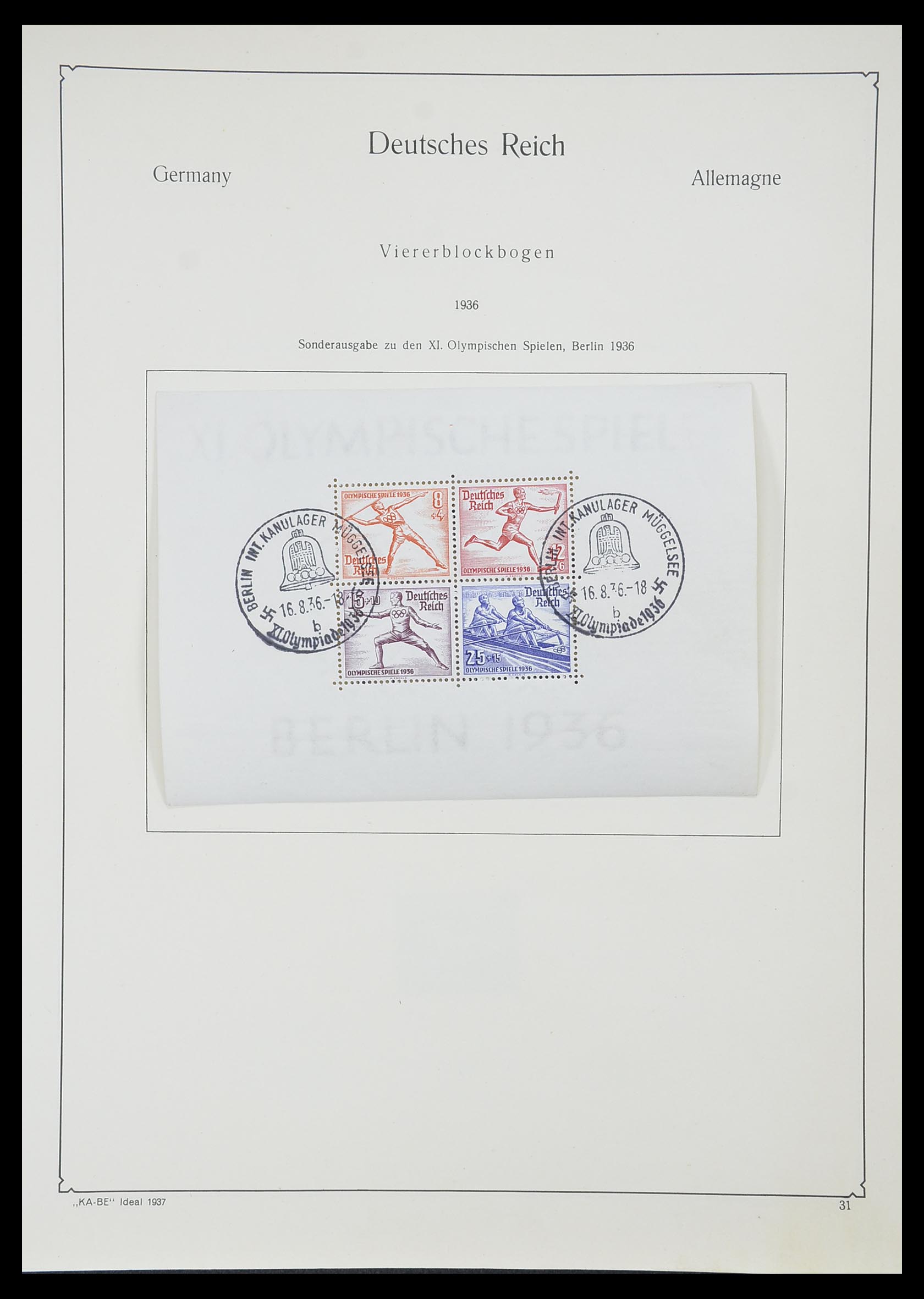 33359 039 - Stamp collection 33359 German Reich 1872-1945.