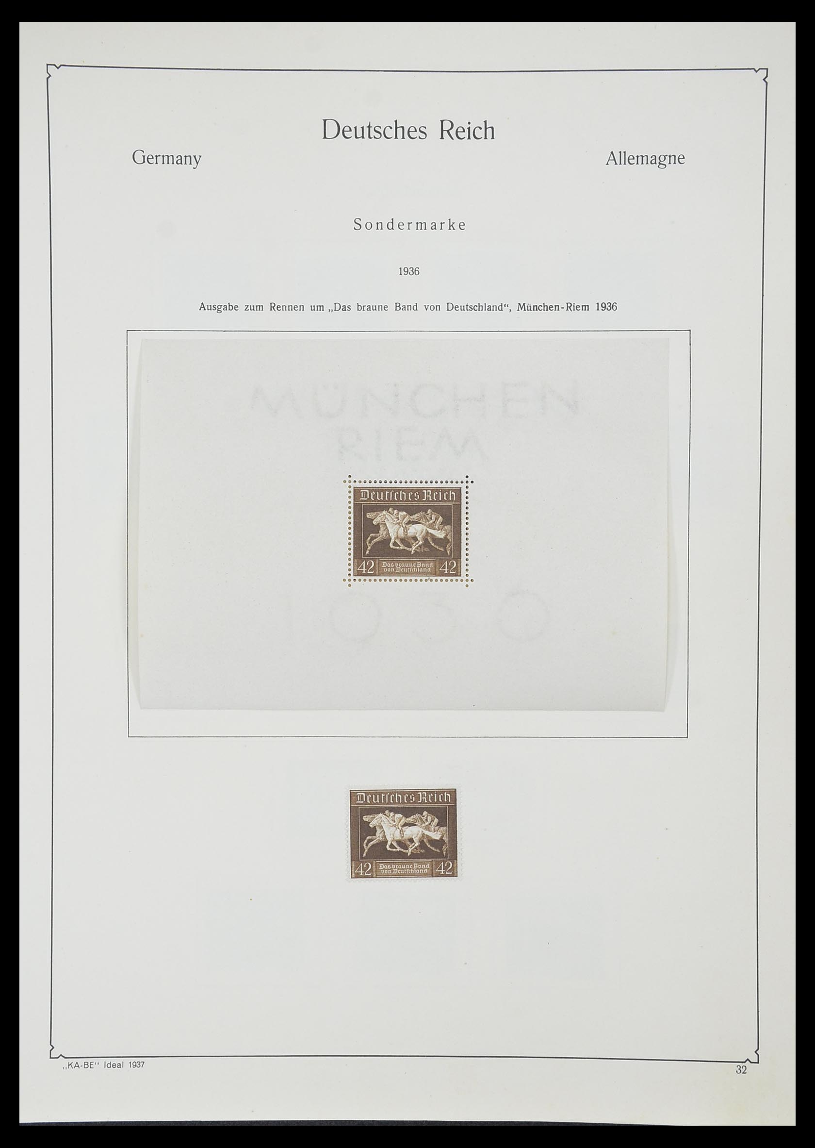 33359 040 - Stamp collection 33359 German Reich 1872-1945.