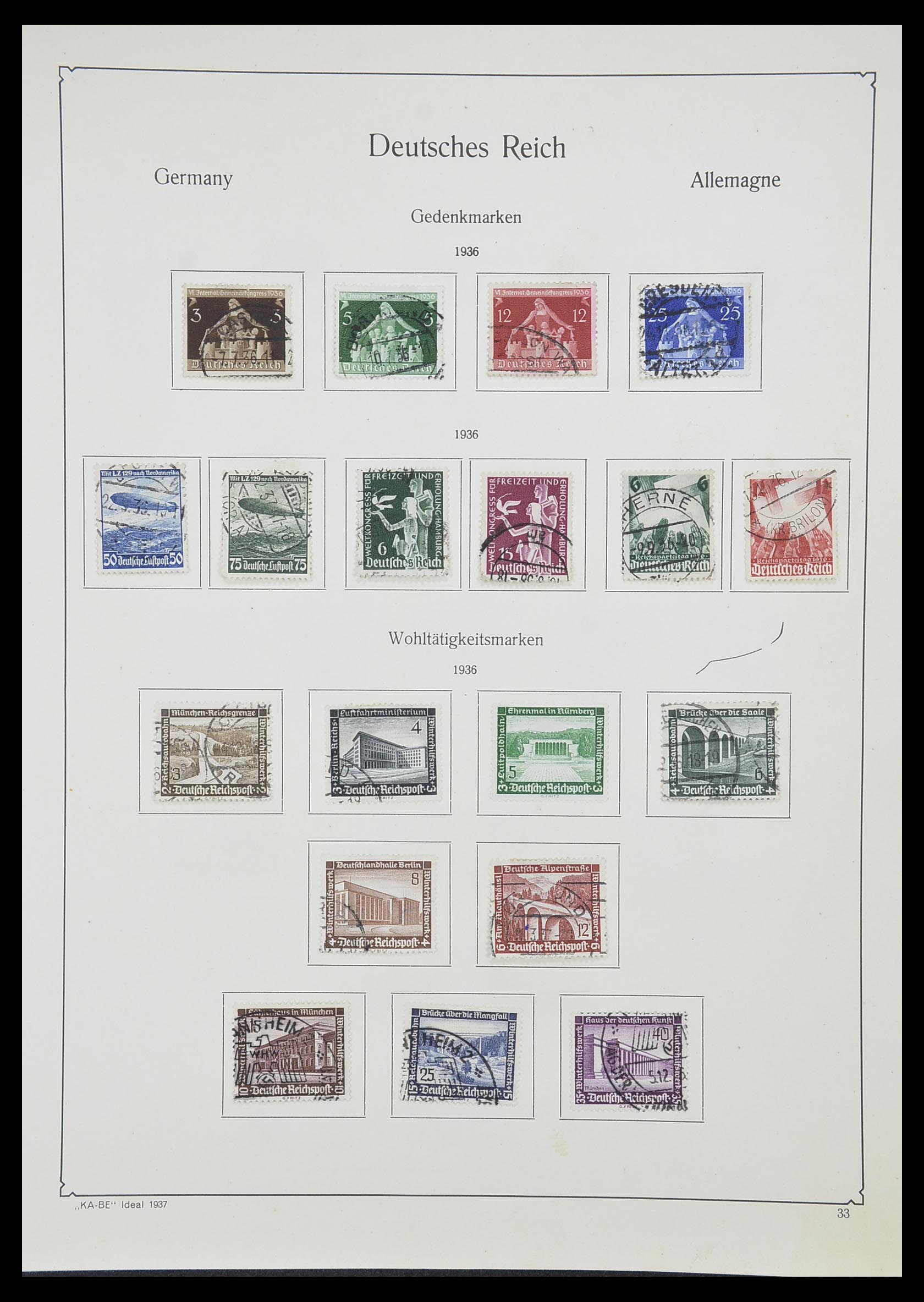 33359 041 - Stamp collection 33359 German Reich 1872-1945.