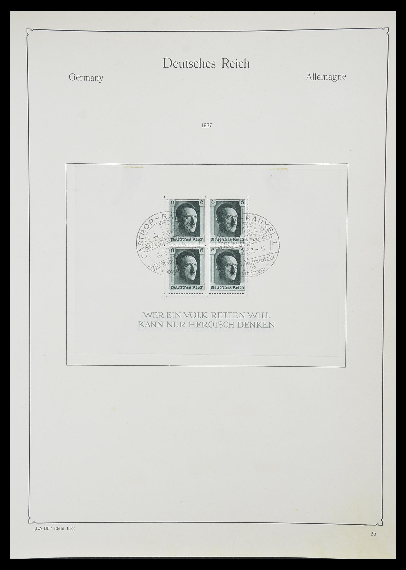 33359 044 - Stamp collection 33359 German Reich 1872-1945.