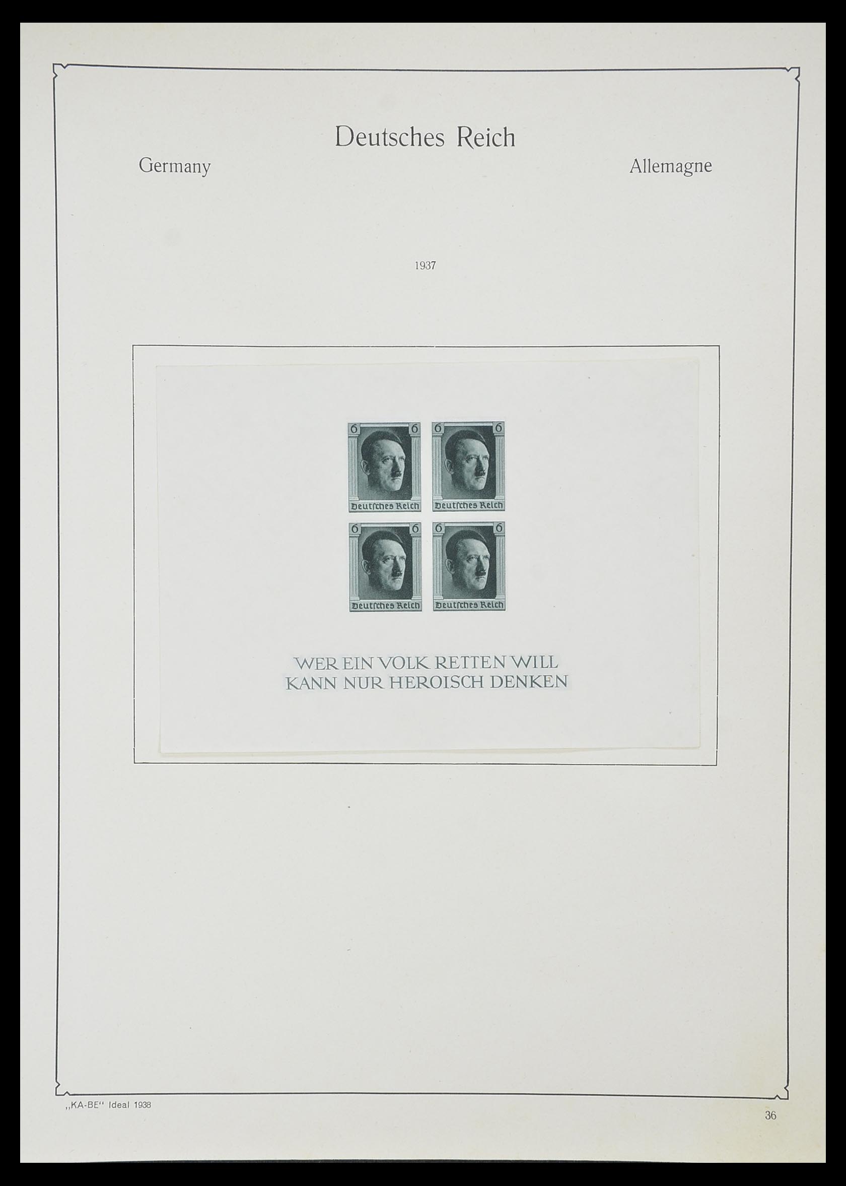 33359 045 - Stamp collection 33359 German Reich 1872-1945.