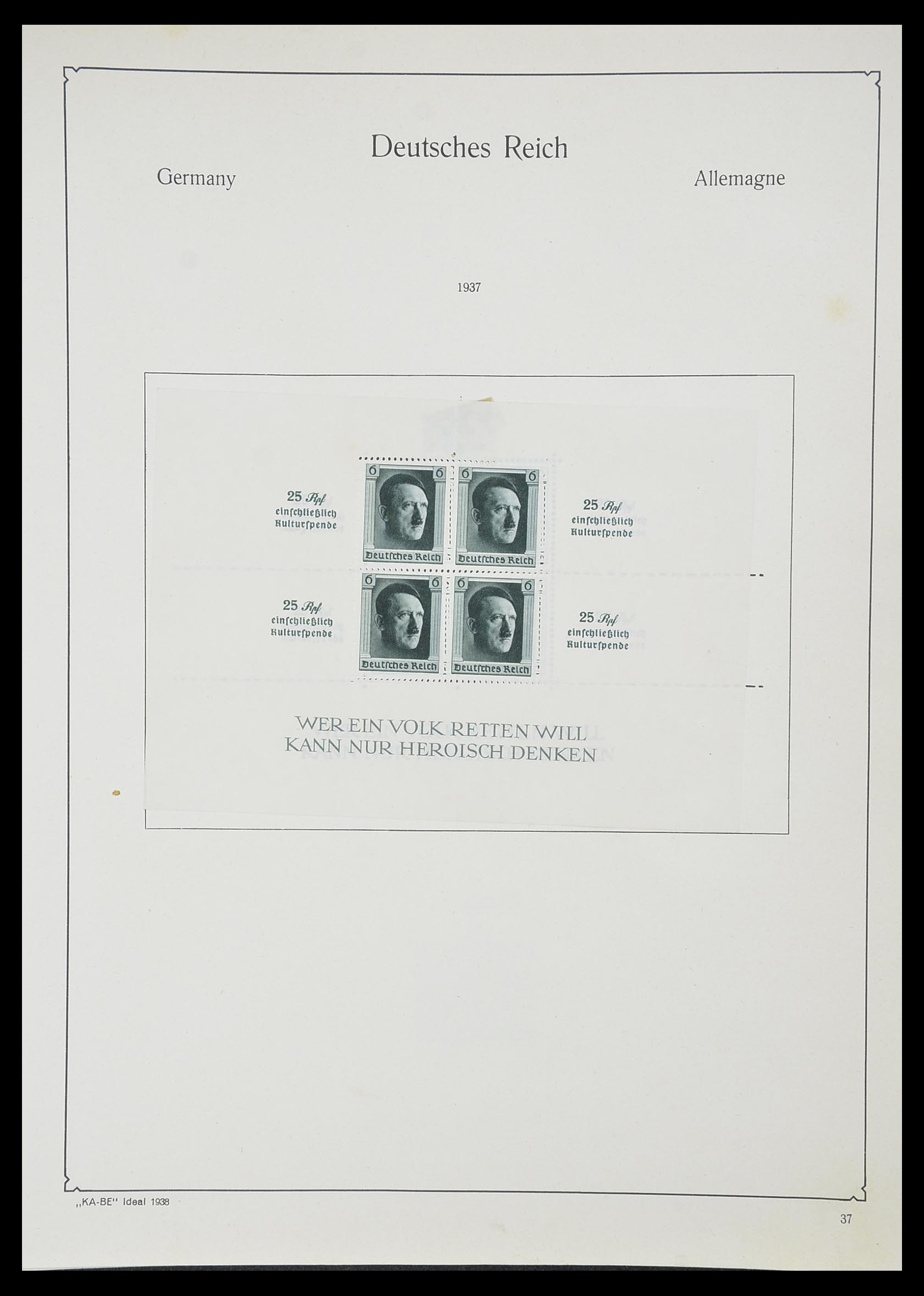 33359 046 - Stamp collection 33359 German Reich 1872-1945.