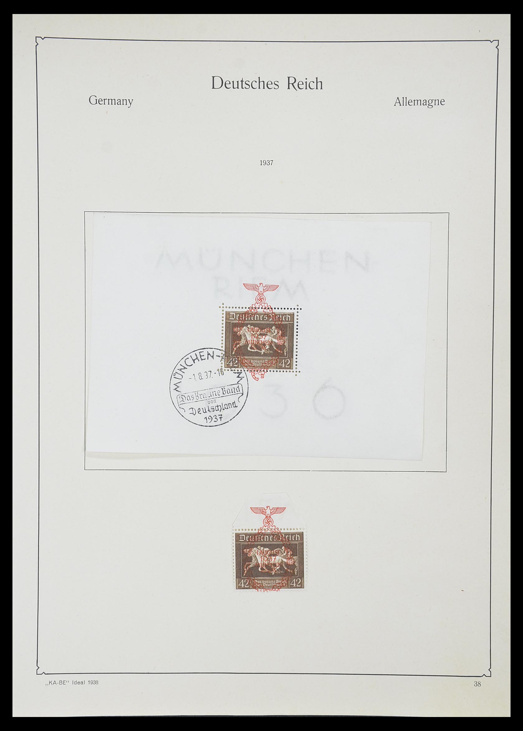 33359 047 - Stamp collection 33359 German Reich 1872-1945.