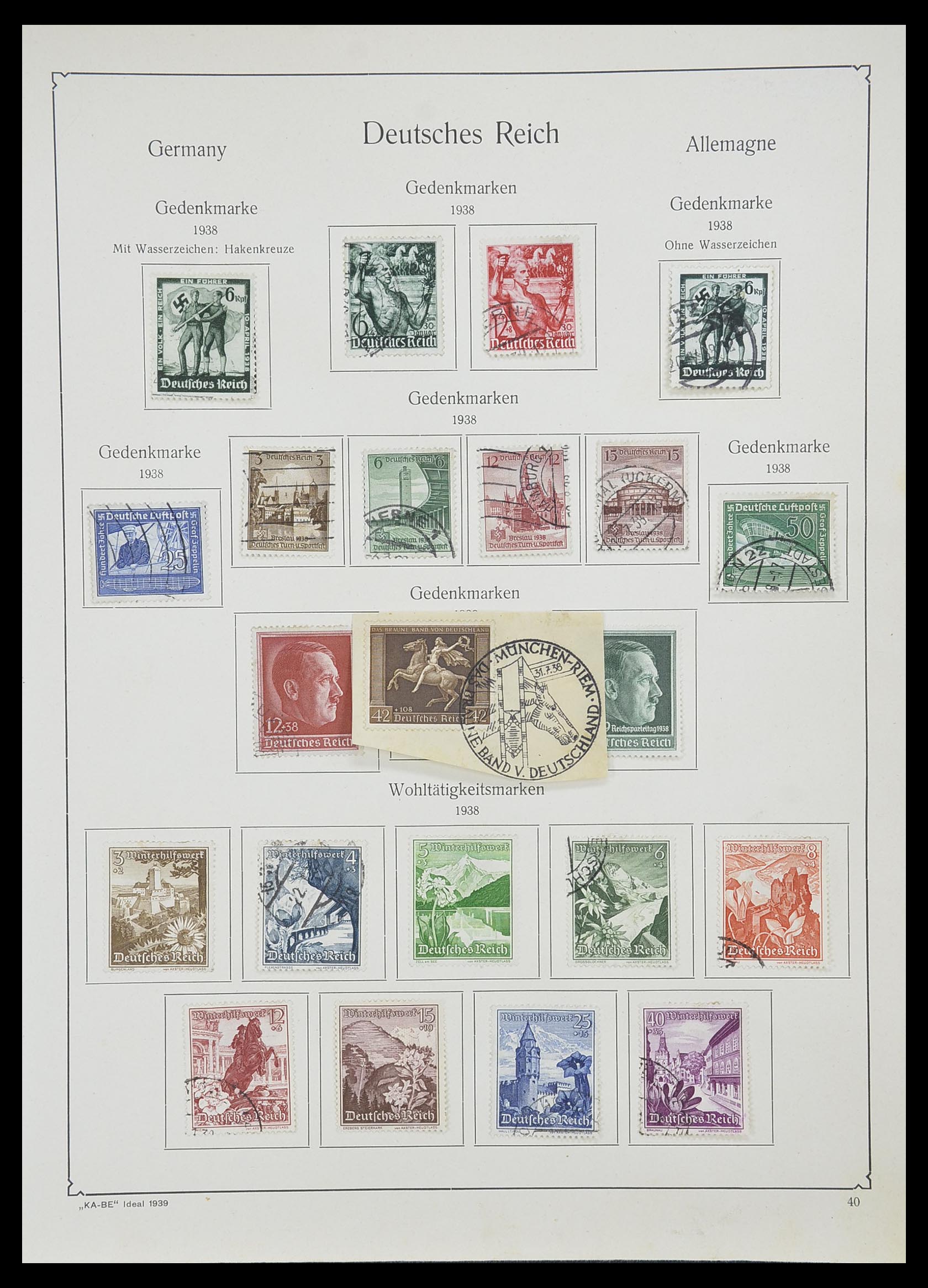 33359 049 - Stamp collection 33359 German Reich 1872-1945.