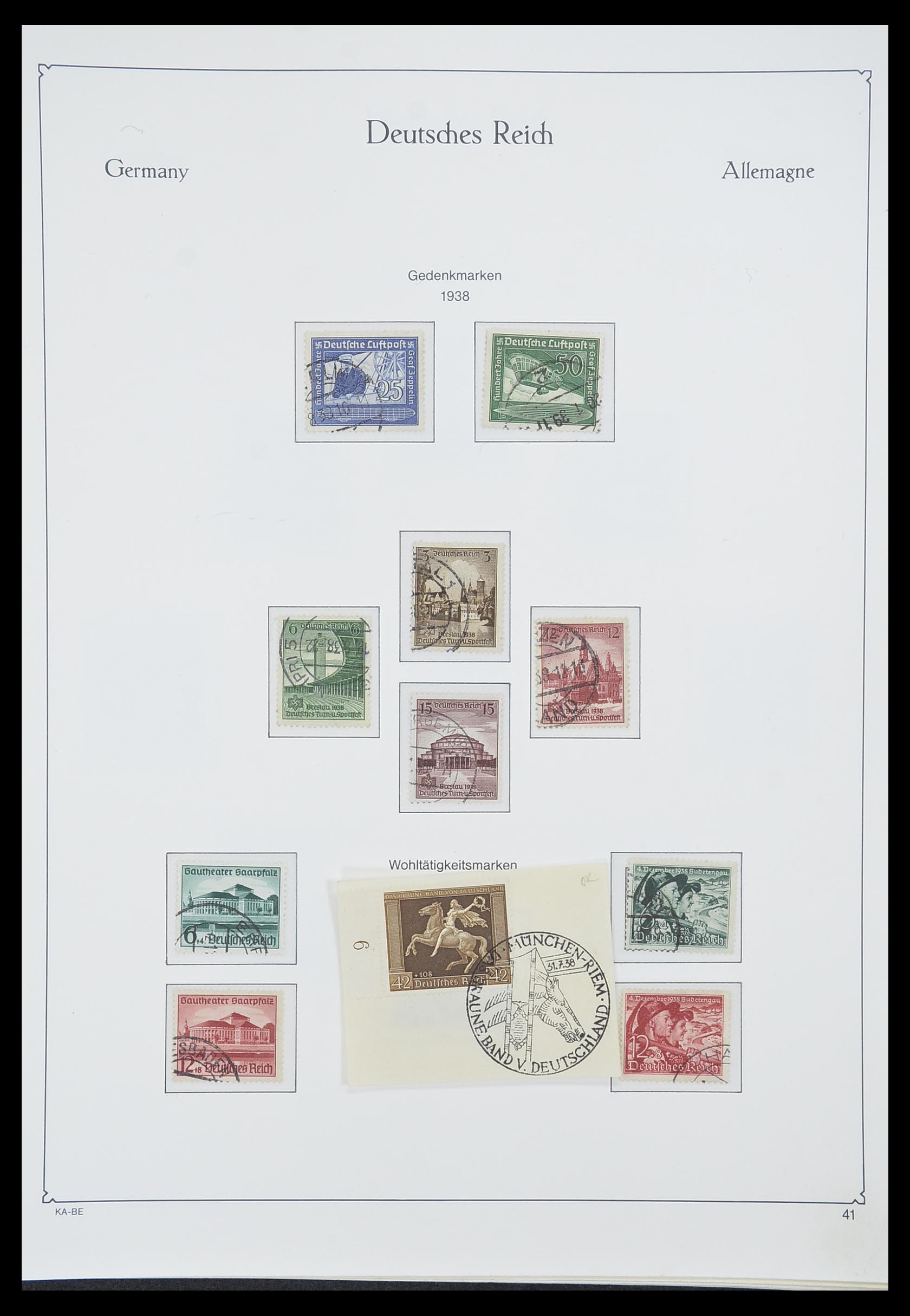 33359 050 - Stamp collection 33359 German Reich 1872-1945.