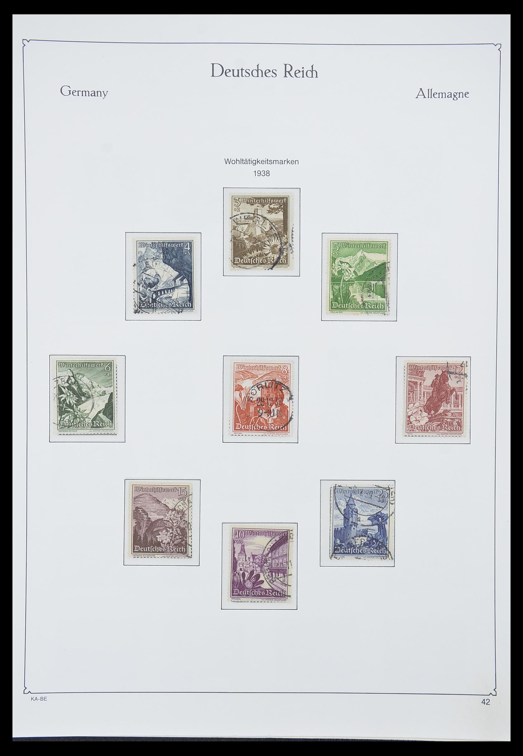 33359 051 - Stamp collection 33359 German Reich 1872-1945.