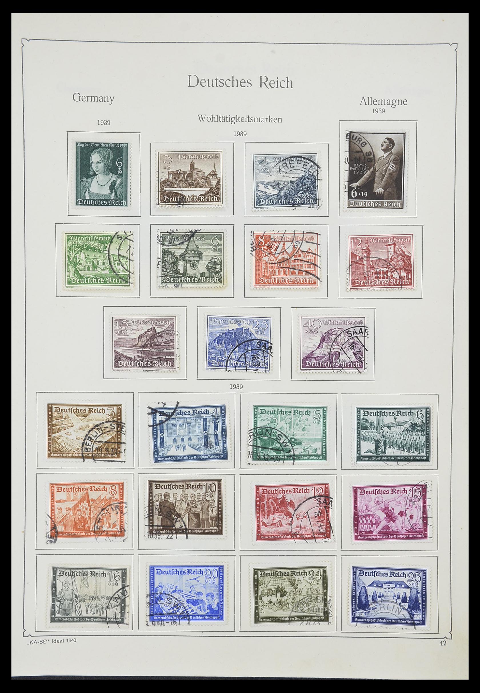 33359 052 - Stamp collection 33359 German Reich 1872-1945.