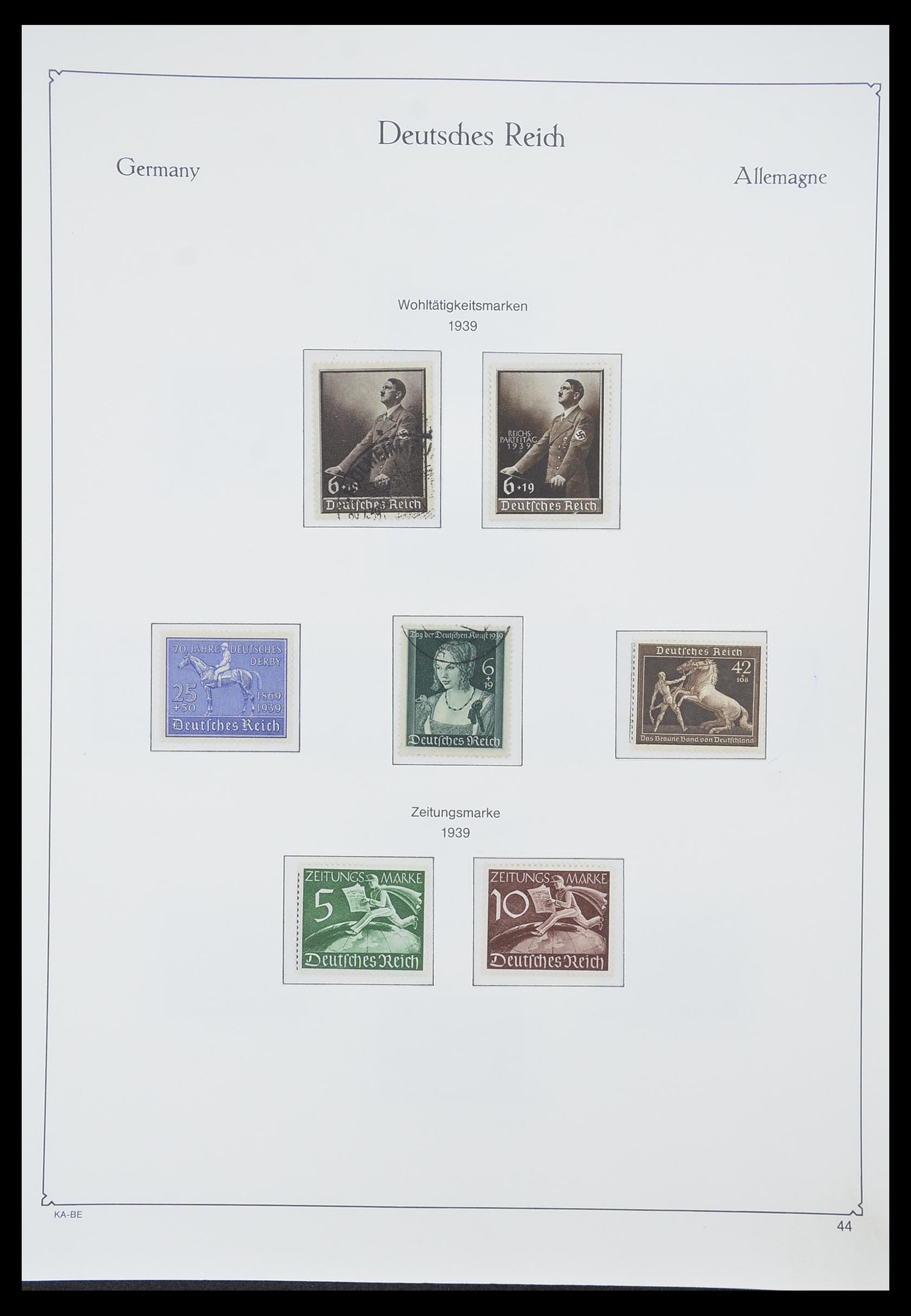 33359 054 - Stamp collection 33359 German Reich 1872-1945.