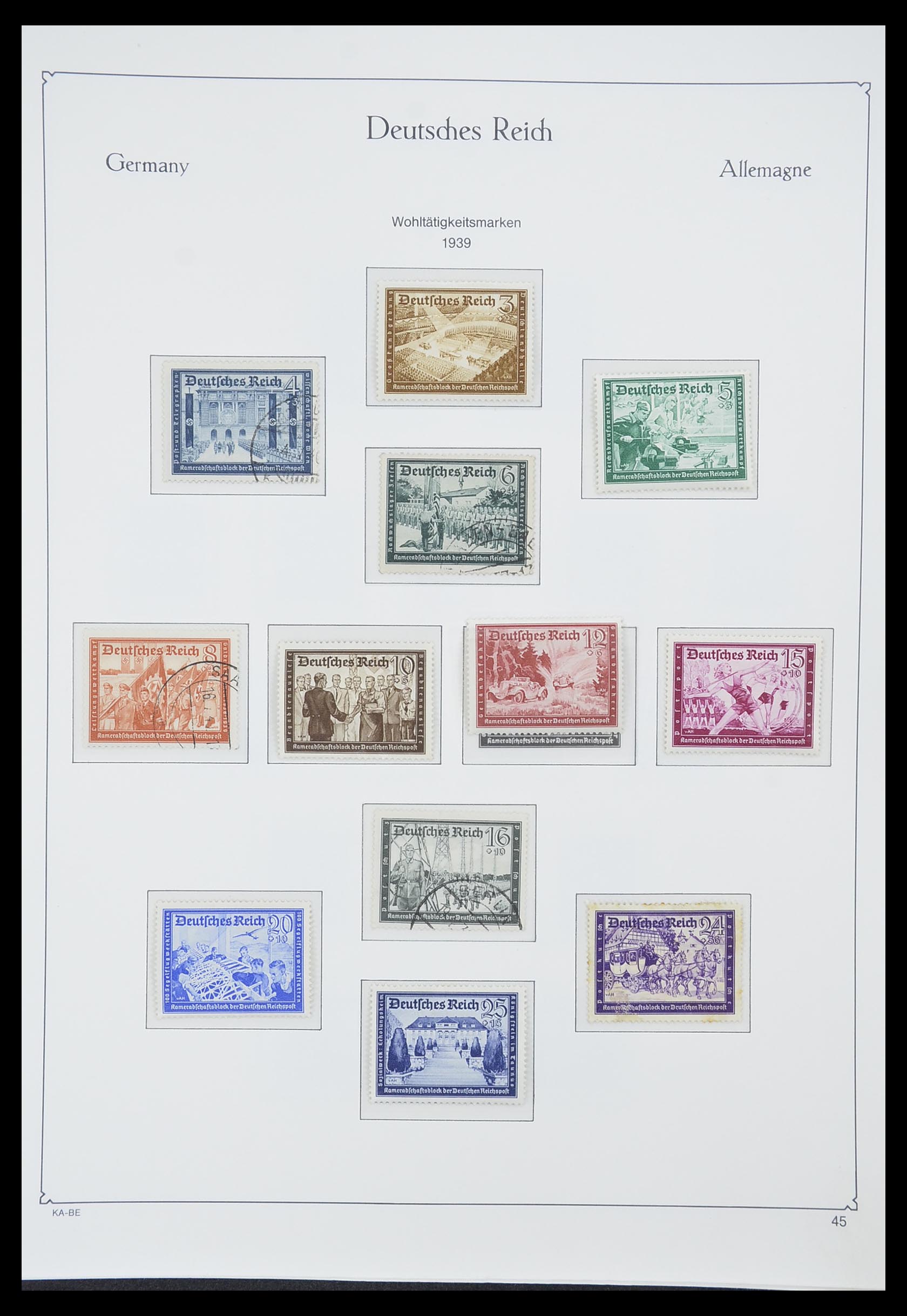 33359 055 - Stamp collection 33359 German Reich 1872-1945.