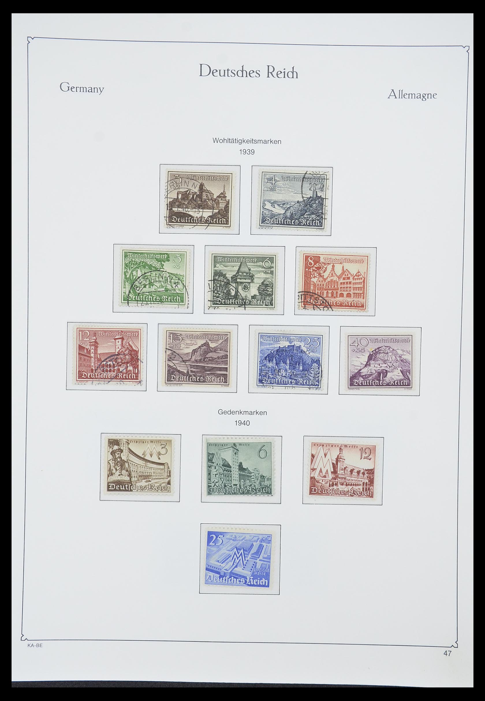 33359 057 - Stamp collection 33359 German Reich 1872-1945.