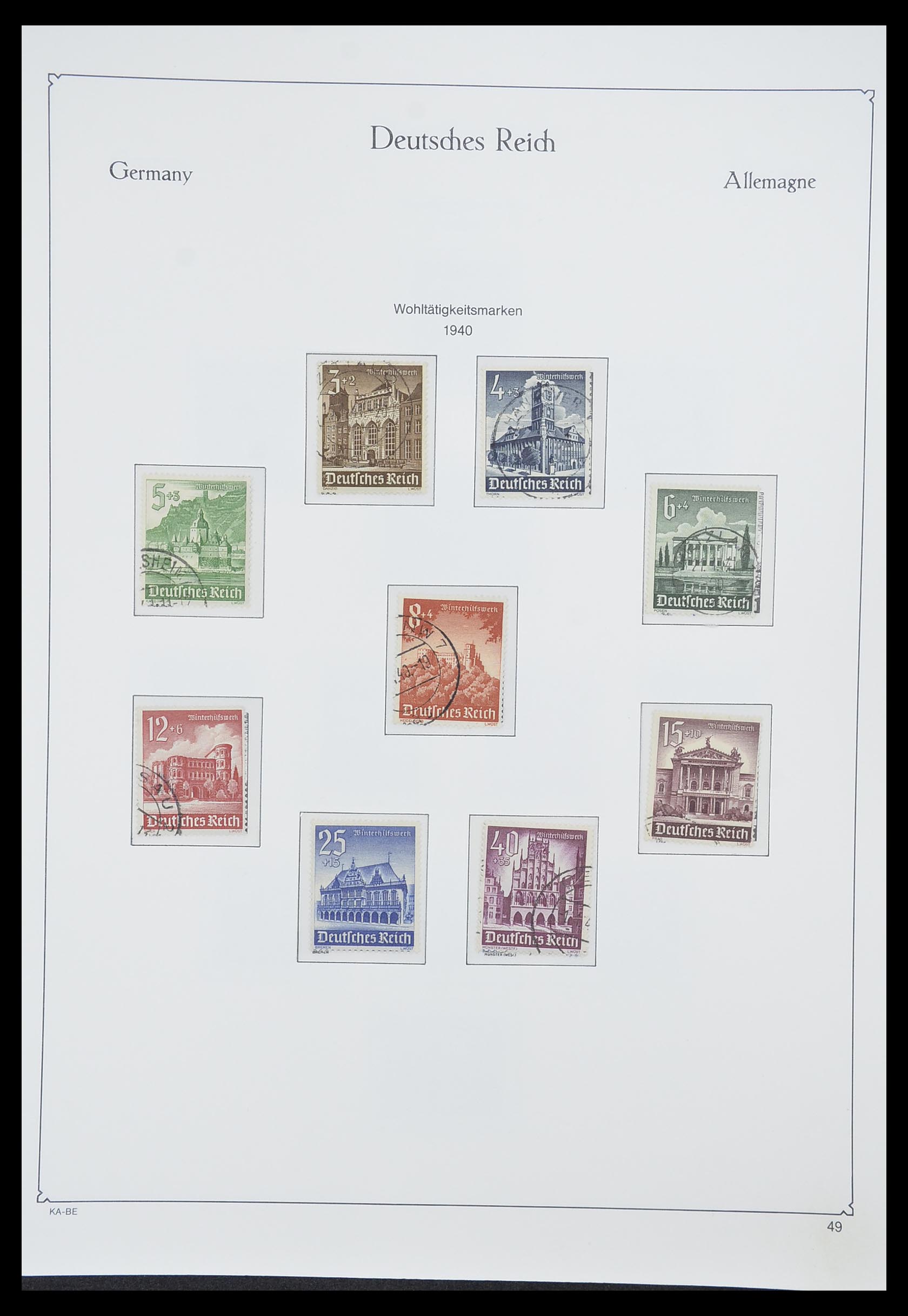 33359 059 - Stamp collection 33359 German Reich 1872-1945.