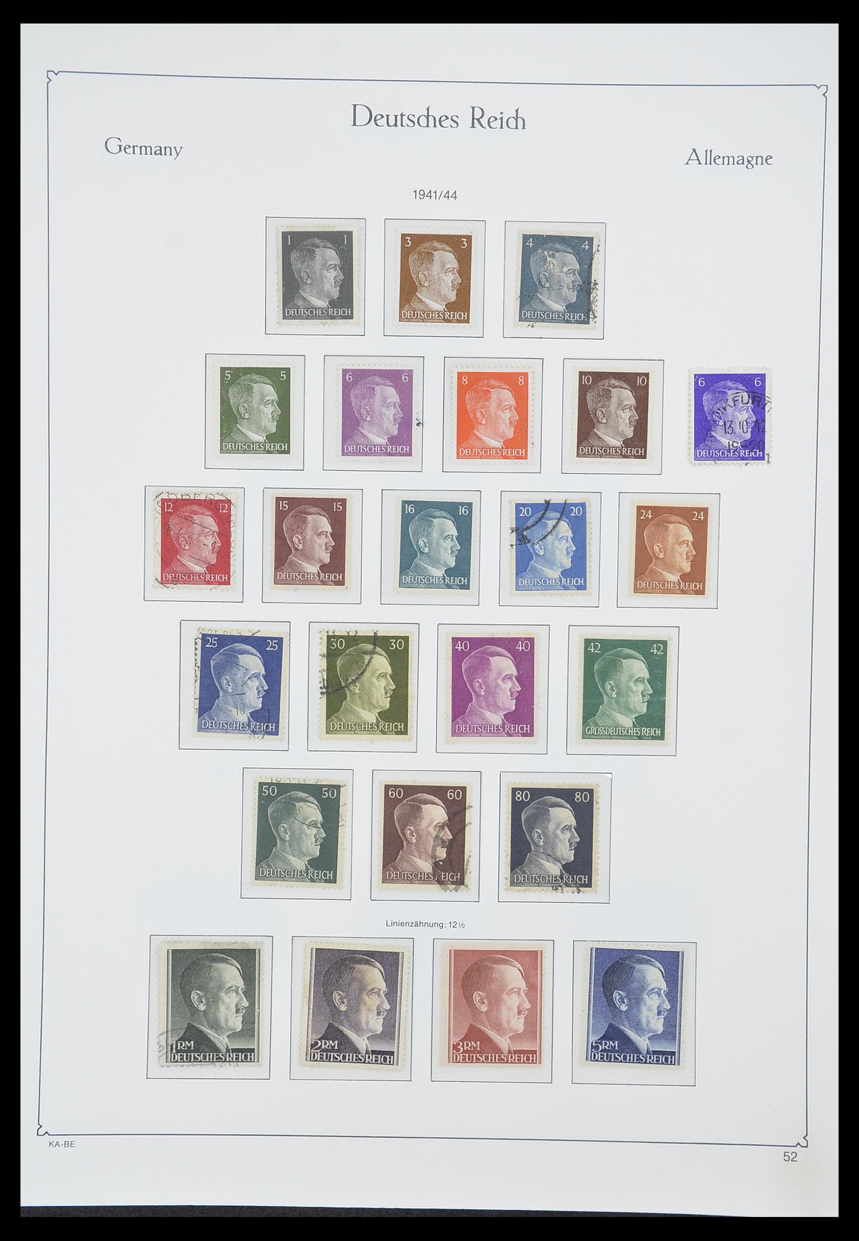 33359 062 - Stamp collection 33359 German Reich 1872-1945.