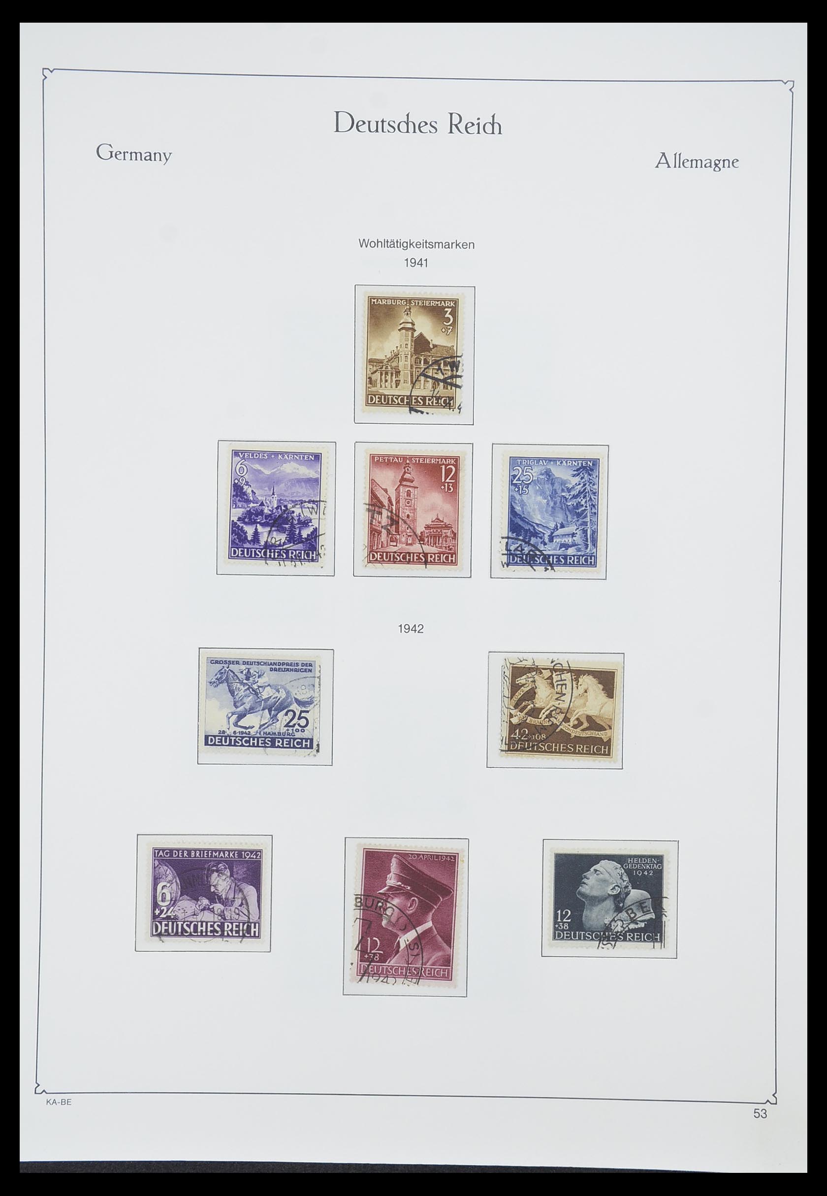 33359 063 - Stamp collection 33359 German Reich 1872-1945.