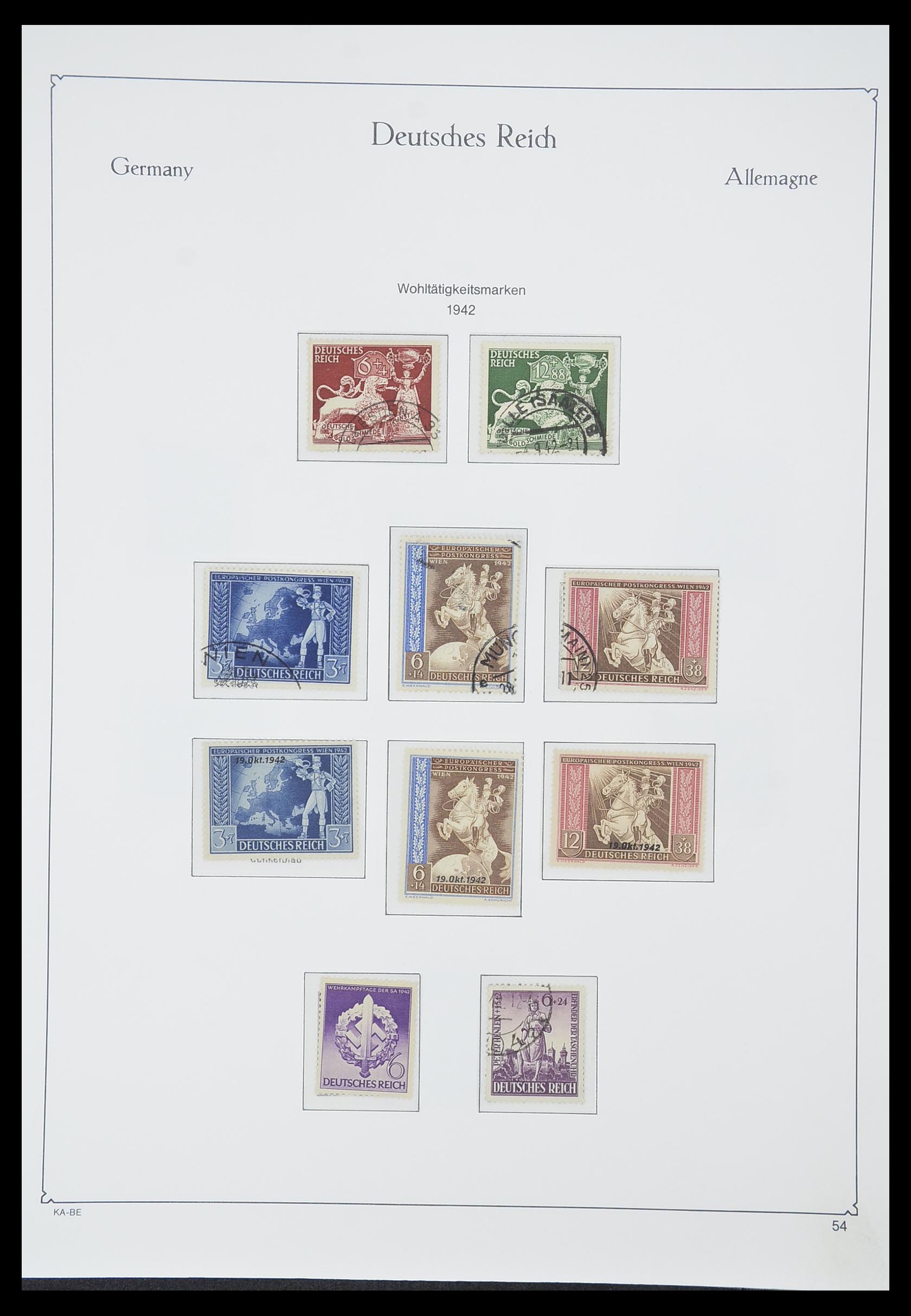 33359 064 - Stamp collection 33359 German Reich 1872-1945.