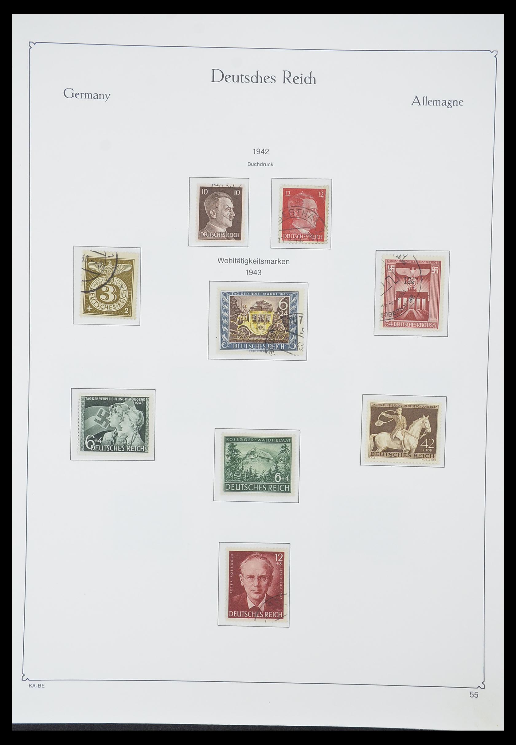 33359 065 - Stamp collection 33359 German Reich 1872-1945.