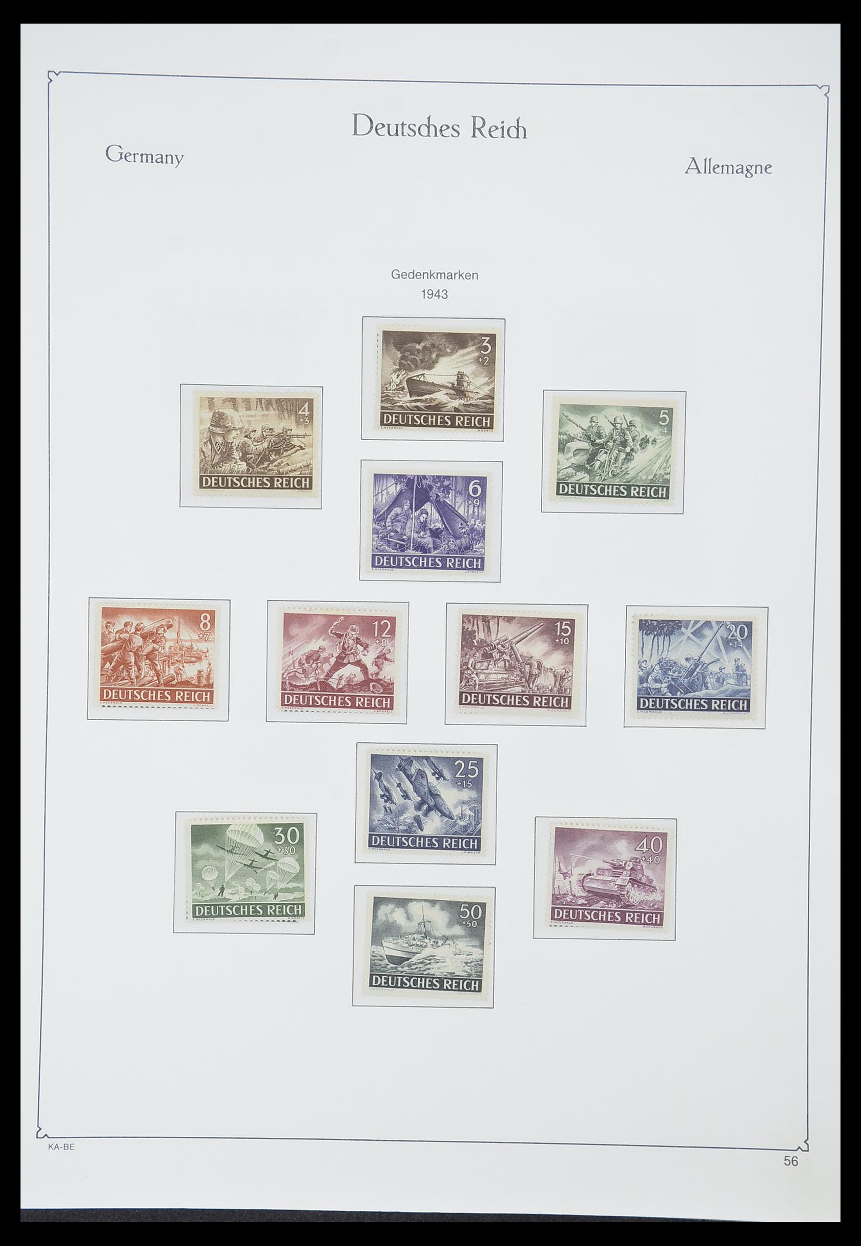 33359 066 - Stamp collection 33359 German Reich 1872-1945.