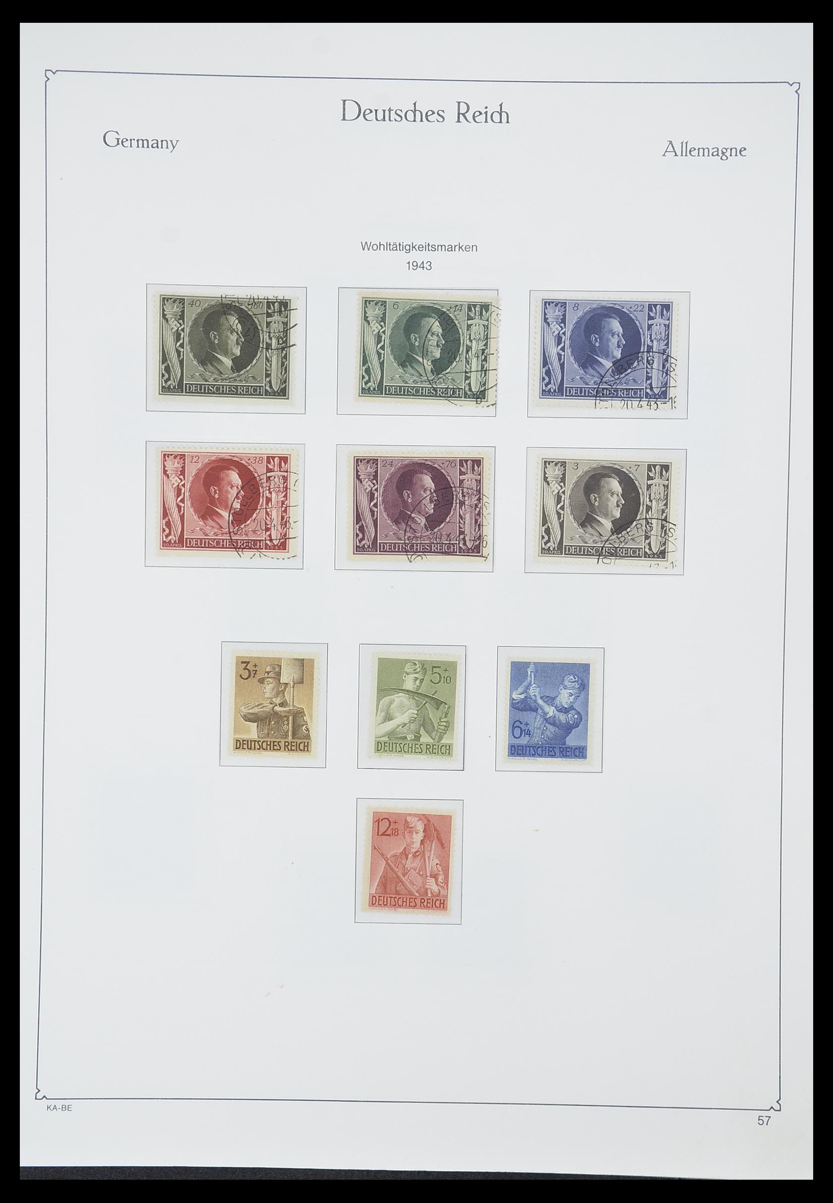 33359 067 - Stamp collection 33359 German Reich 1872-1945.