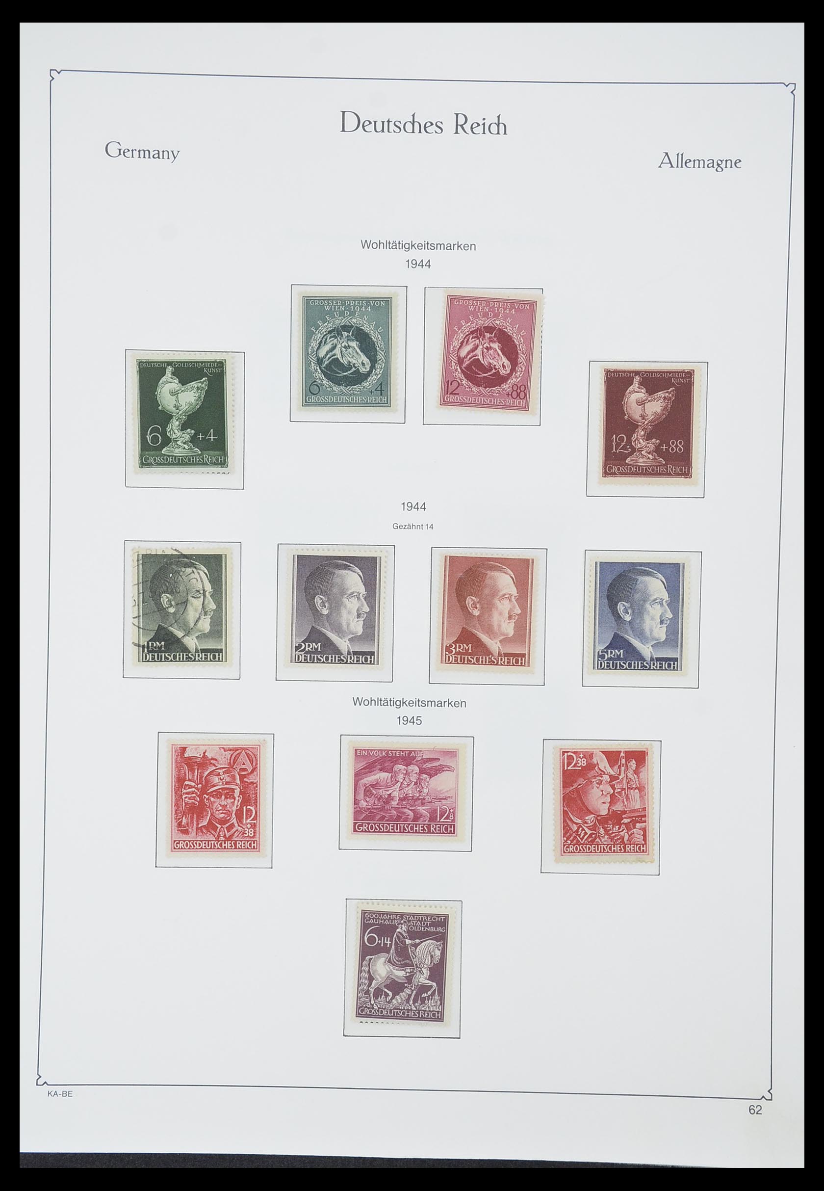 33359 072 - Stamp collection 33359 German Reich 1872-1945.