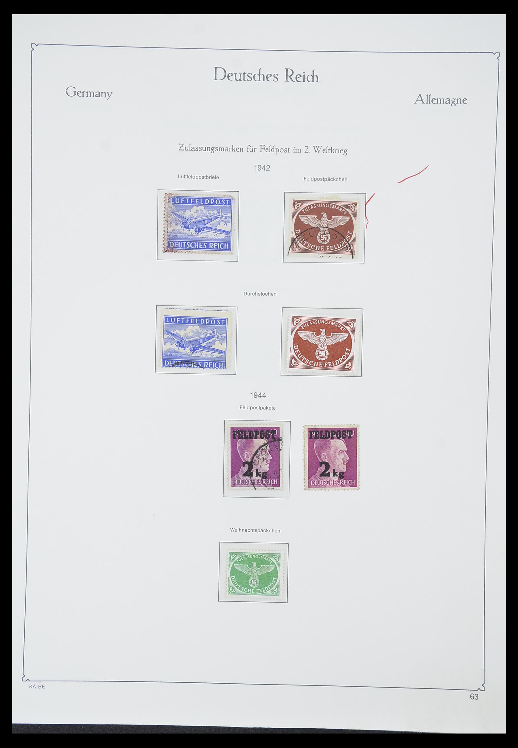 33359 073 - Stamp collection 33359 German Reich 1872-1945.