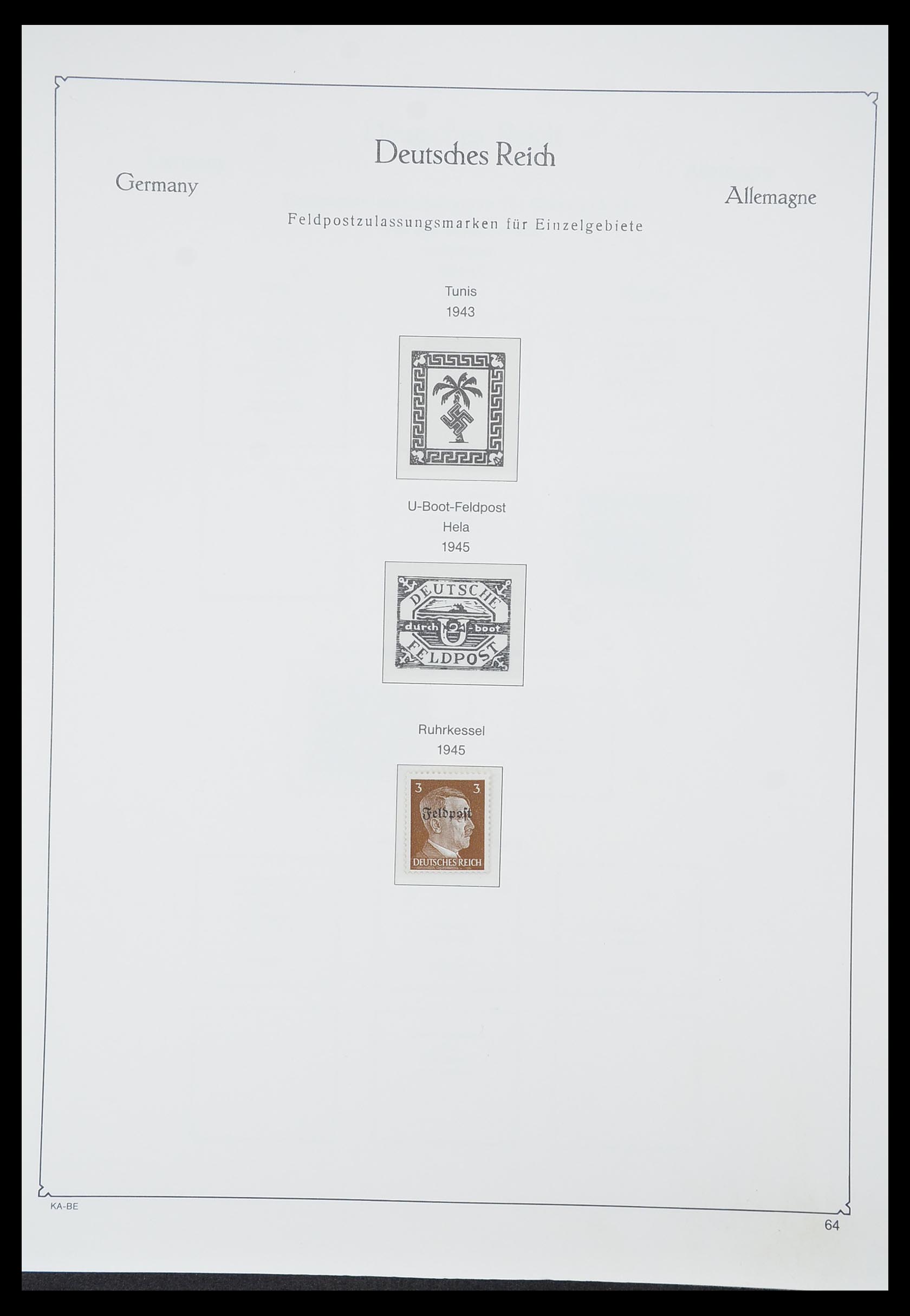 33359 074 - Stamp collection 33359 German Reich 1872-1945.