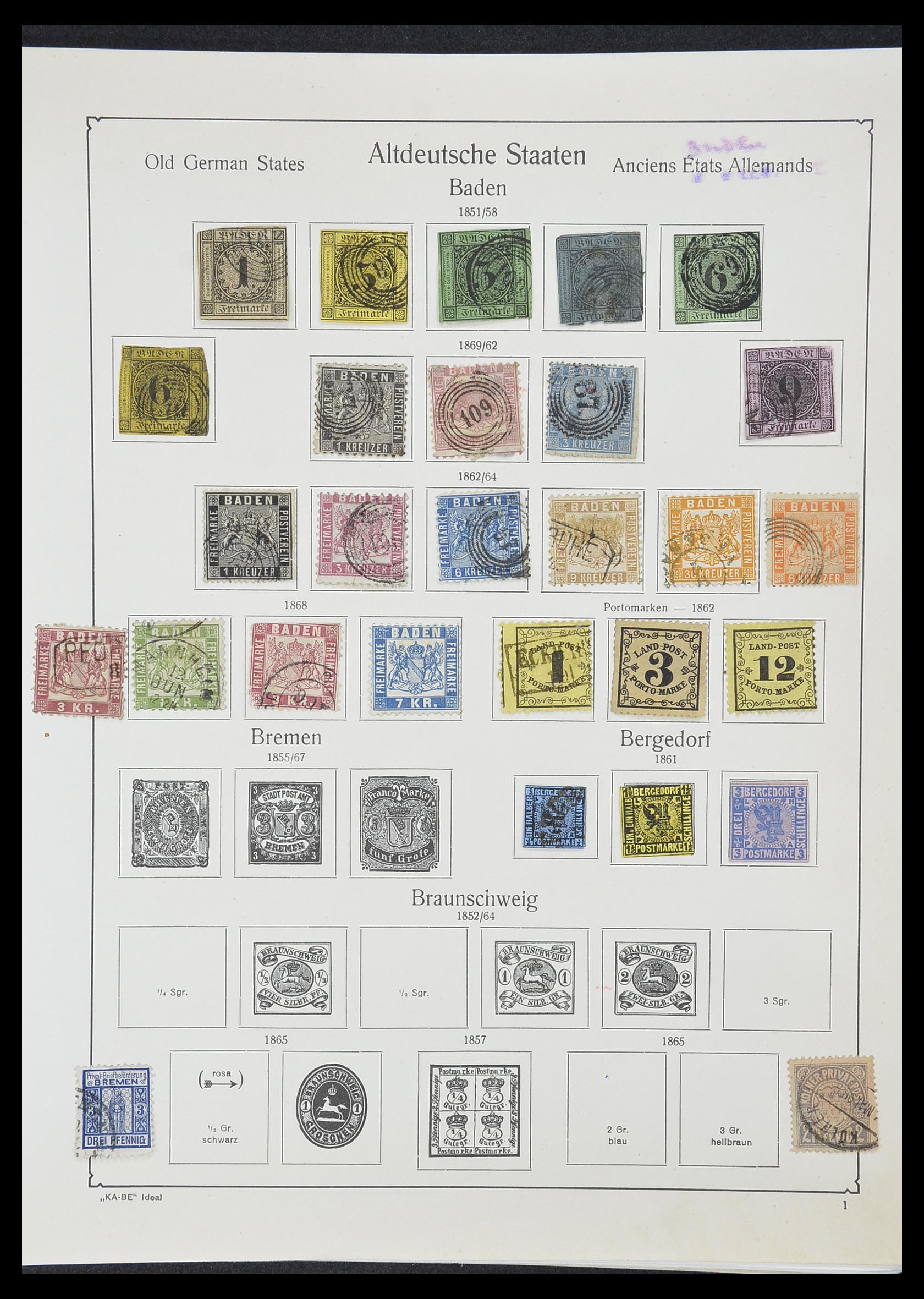 33359 089 - Stamp collection 33359 German Reich 1872-1945.