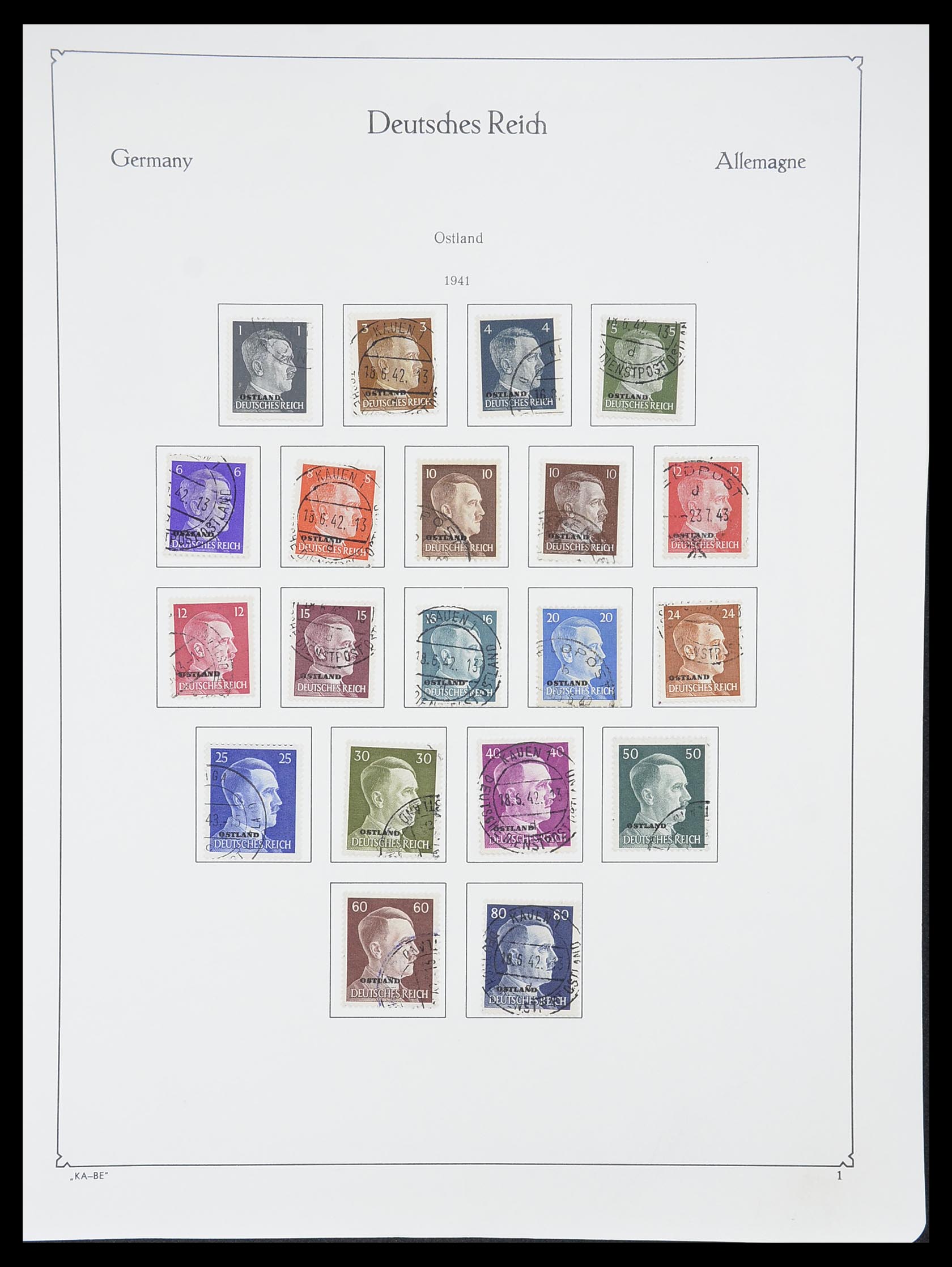 33359 121 - Stamp collection 33359 German Reich 1872-1945.