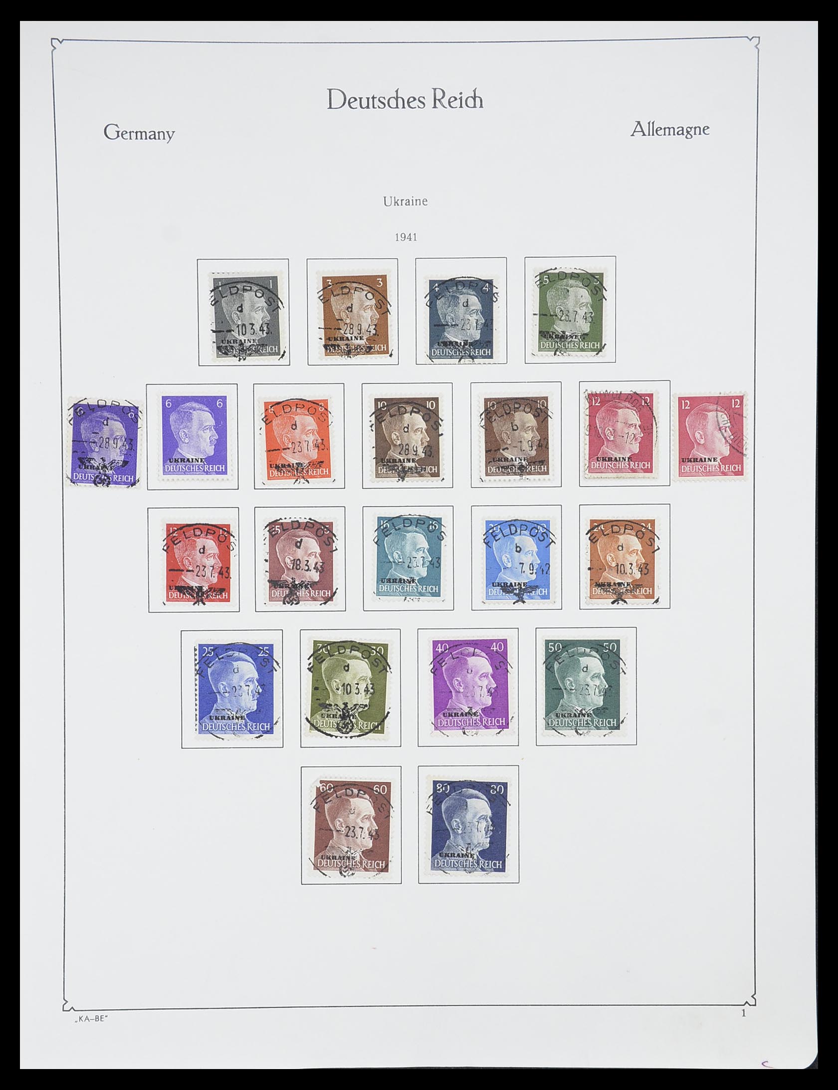 33359 123 - Stamp collection 33359 German Reich 1872-1945.