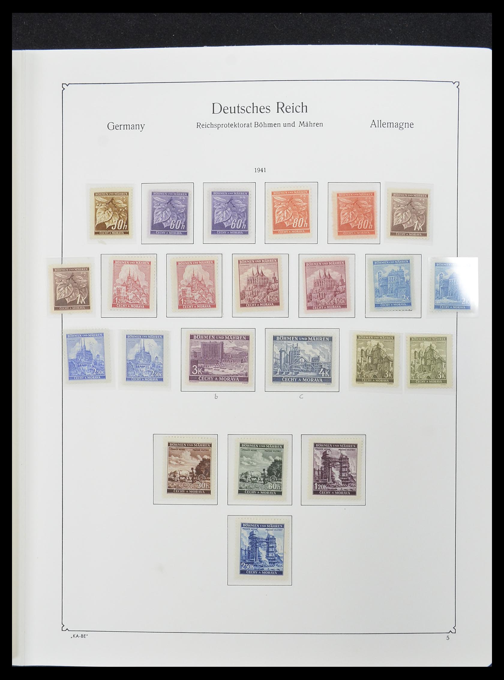 33360 007 - Stamp collection 33360 German occupation 2nd world war 1939-1945.