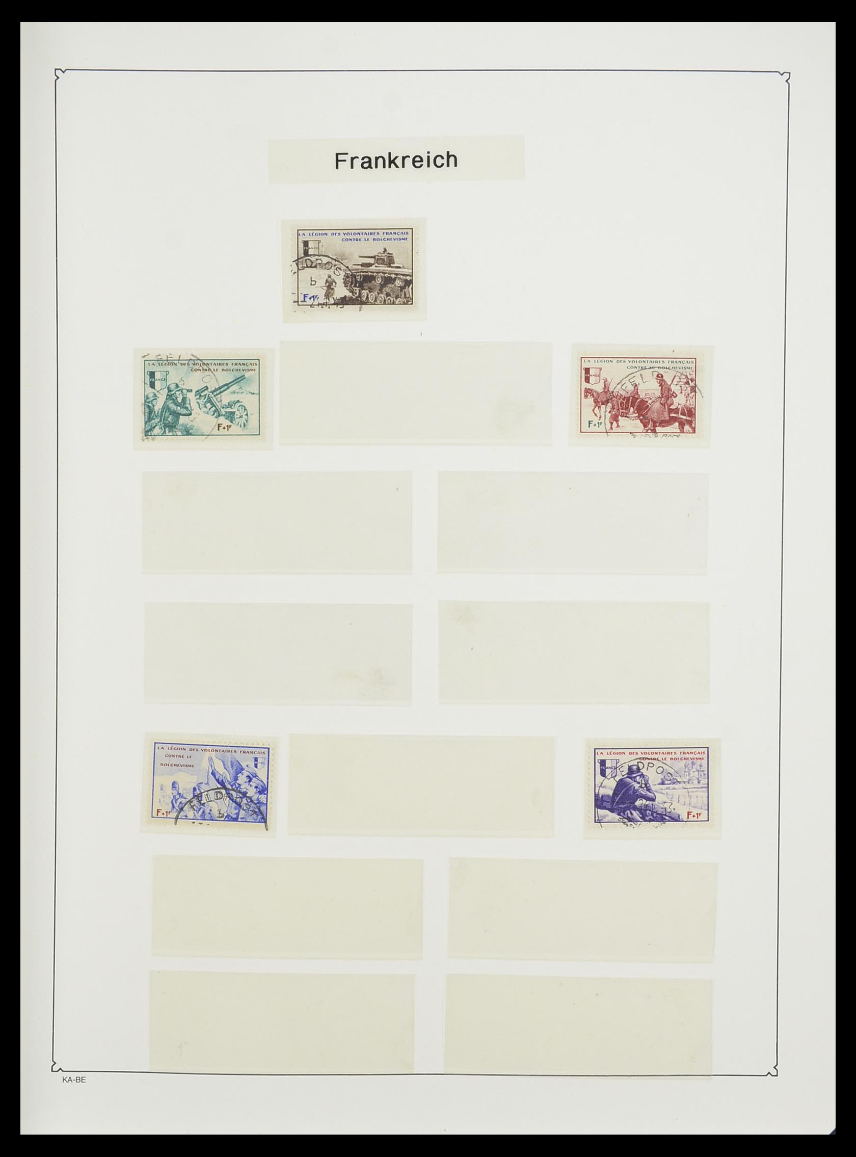 33360 029 - Postzegelverzameling 33360 Duitse bezetting 2e wereldoorlog 1939-1945