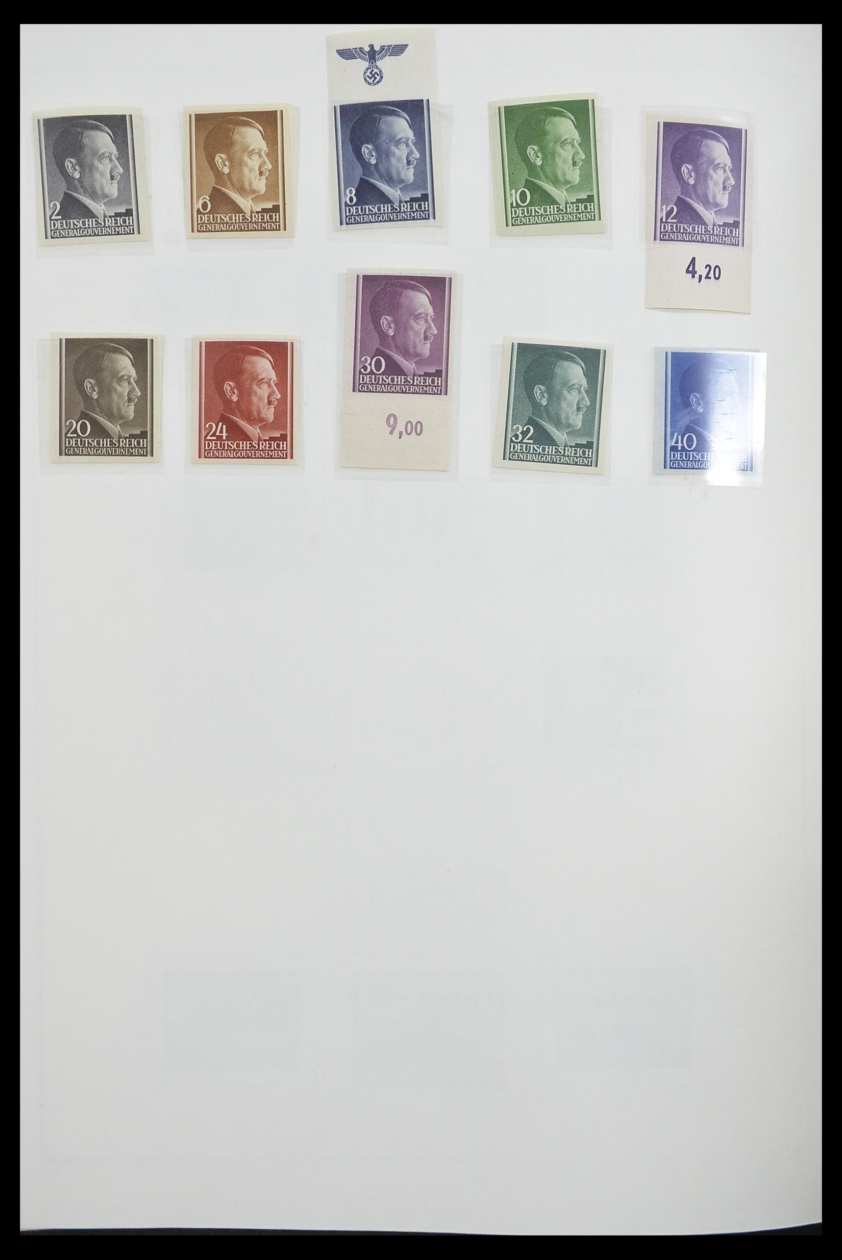 33360 039 - Postzegelverzameling 33360 Duitse bezetting 2e wereldoorlog 1939-1945