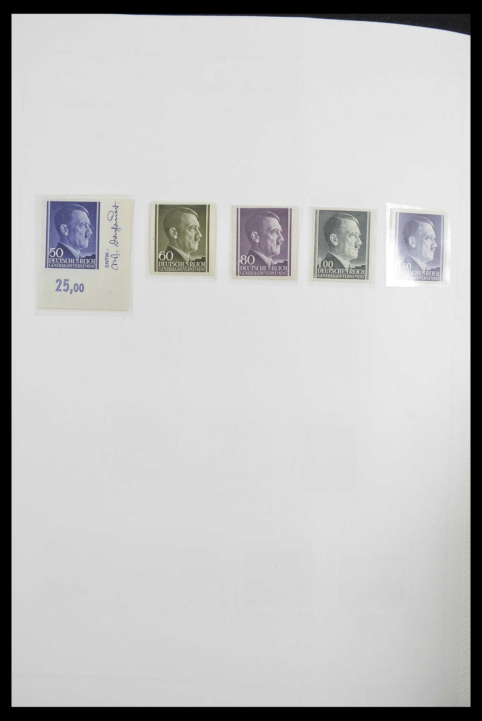 33360 043 - Postzegelverzameling 33360 Duitse bezetting 2e wereldoorlog 1939-1945