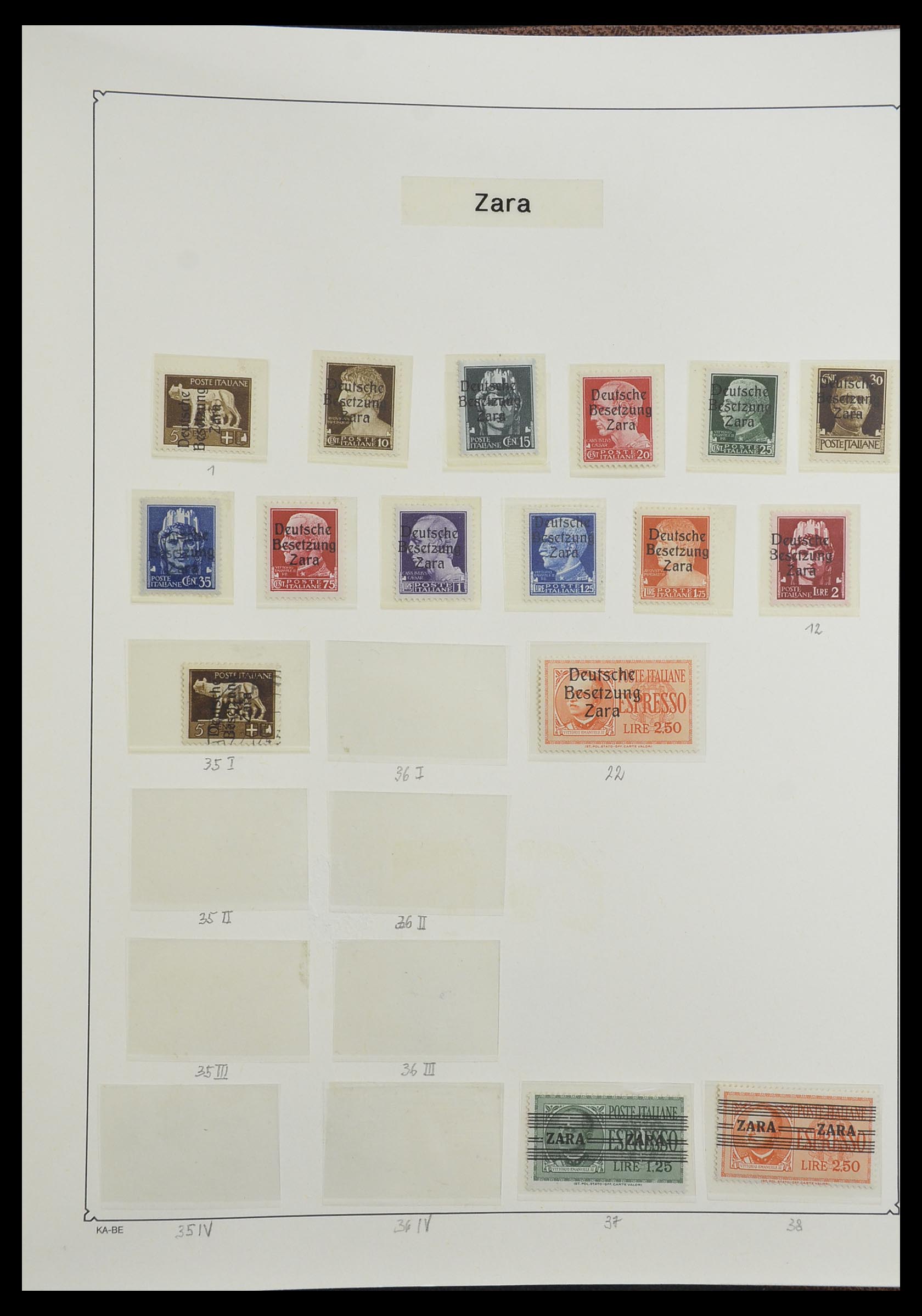 33360 121 - Postzegelverzameling 33360 Duitse bezetting 2e wereldoorlog 1939-1945