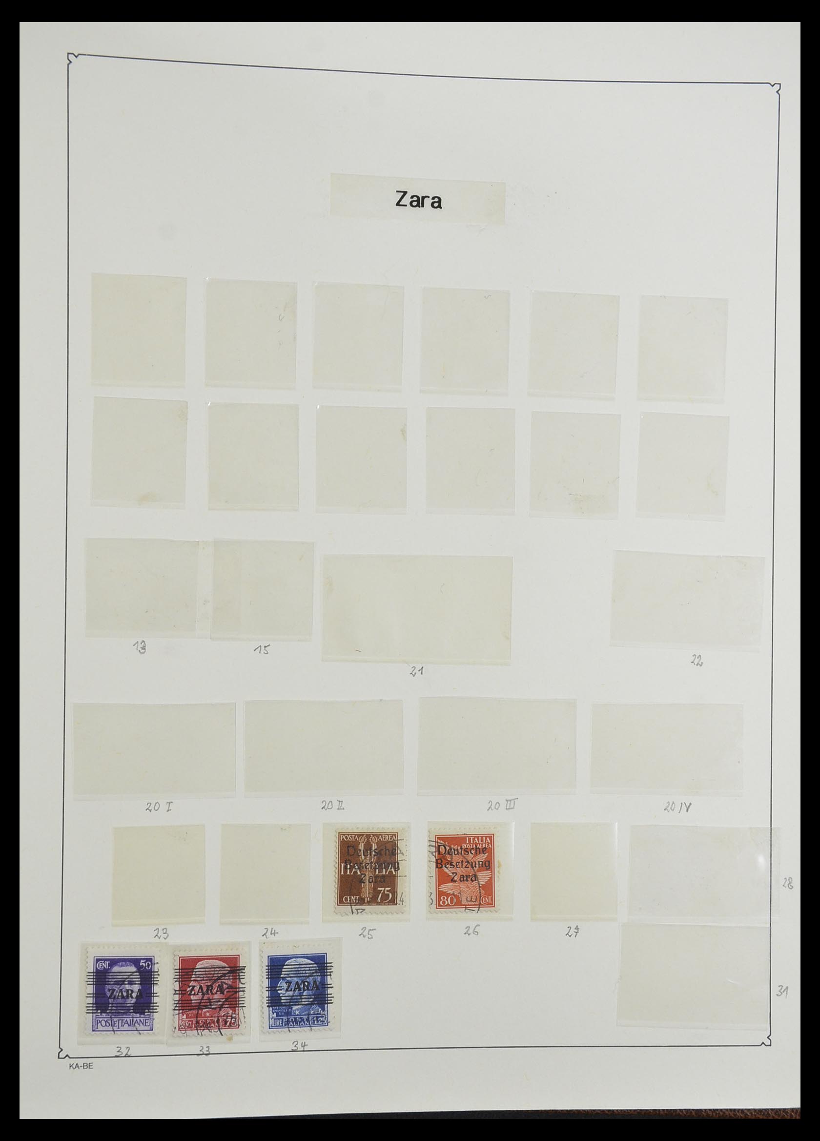 33360 123 - Postzegelverzameling 33360 Duitse bezetting 2e wereldoorlog 1939-1945