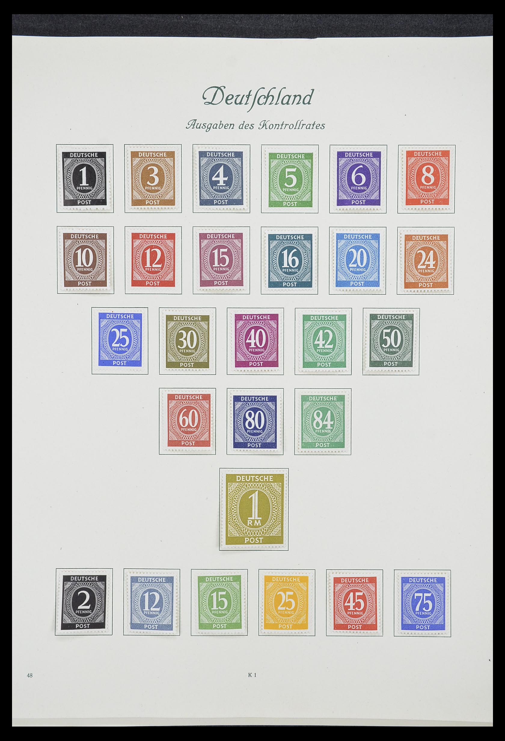 33361 006 - Postzegelverzameling 33361 Duitsland 1945-1955.