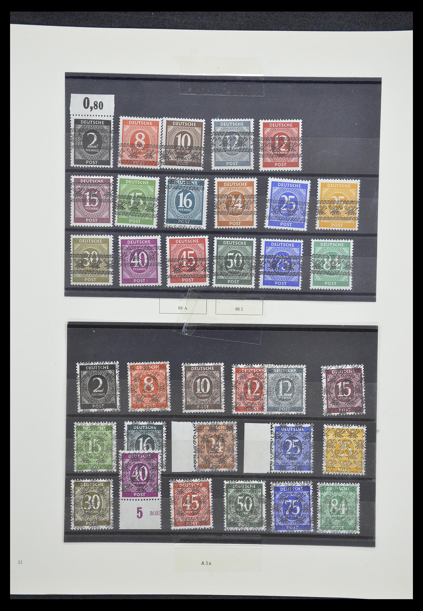 33361 019 - Postzegelverzameling 33361 Duitsland 1945-1955.