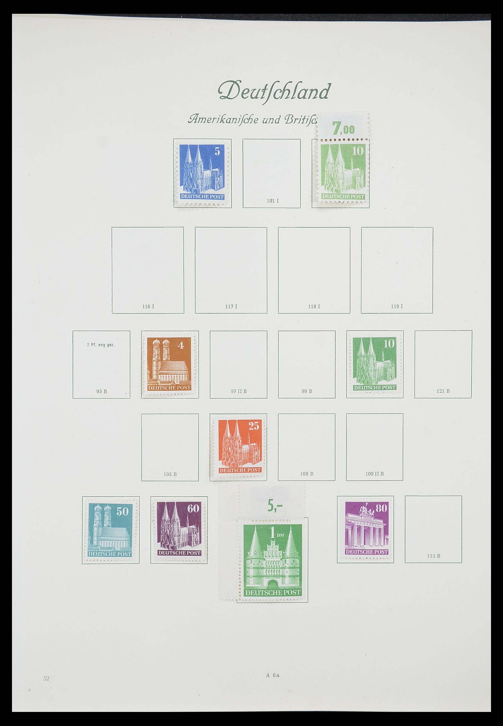 33361 020 - Postzegelverzameling 33361 Duitsland 1945-1955.