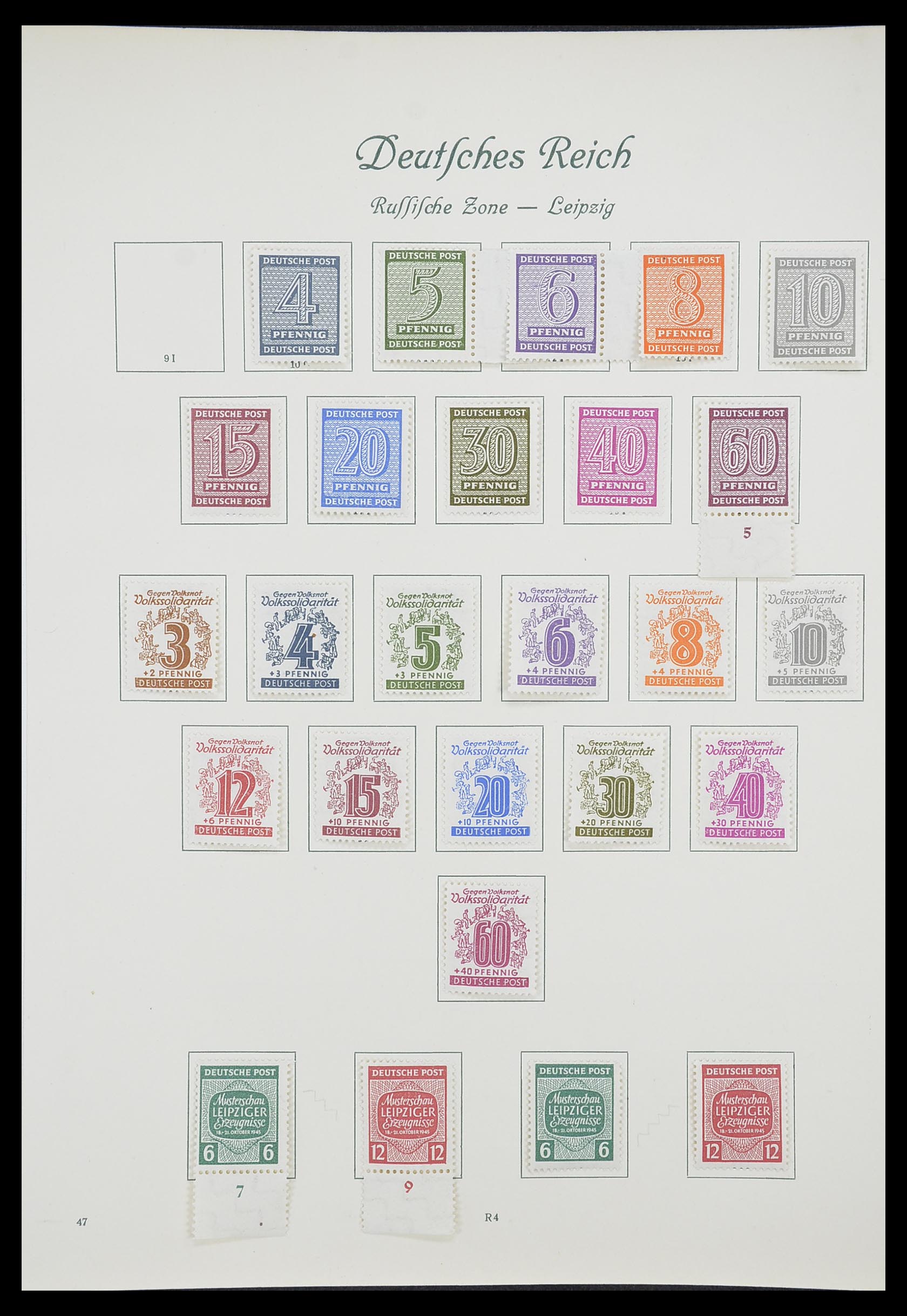33361 036 - Stamp collection 33361 Germany 1945-1955.