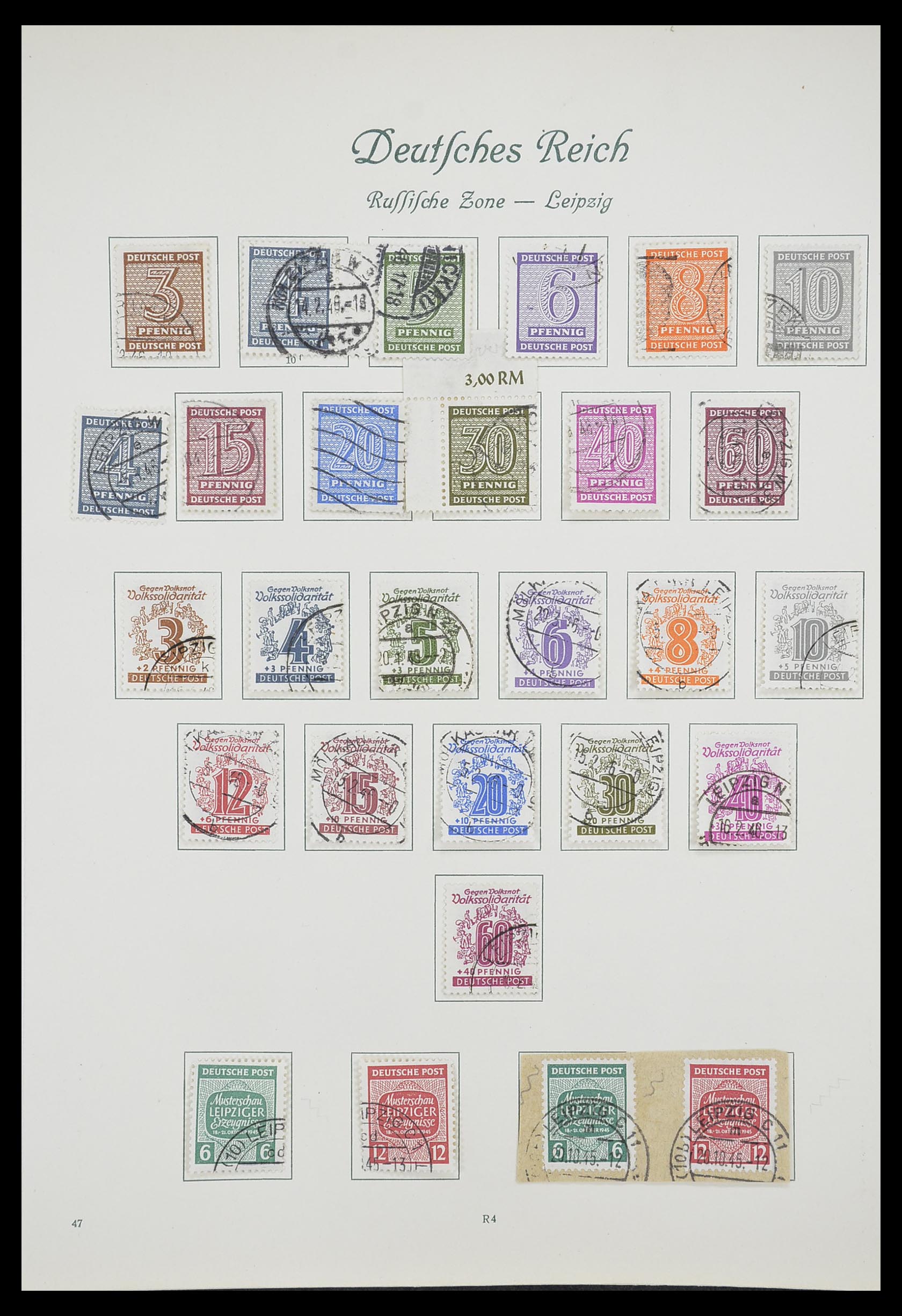 33361 037 - Stamp collection 33361 Germany 1945-1955.